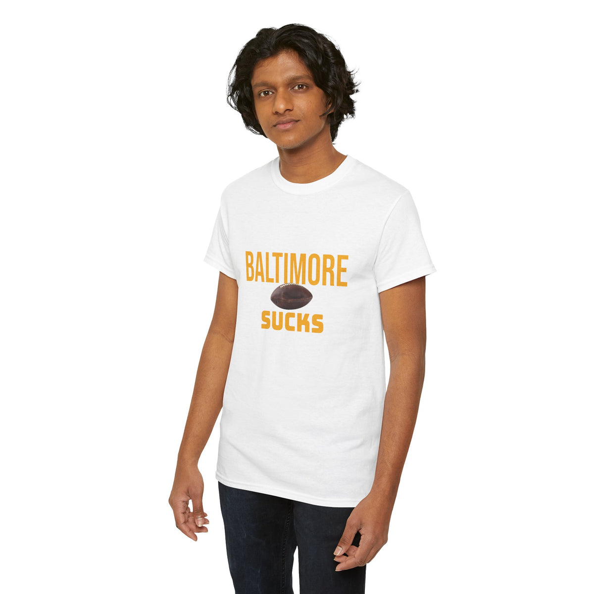 Baltimore Sucks T-Shirt in Pittsburgh Colors
