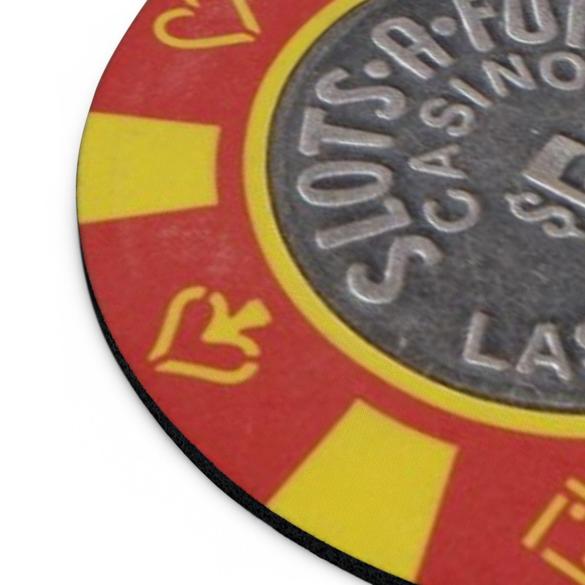 Classic Retro Casino Chip Mouse Pad