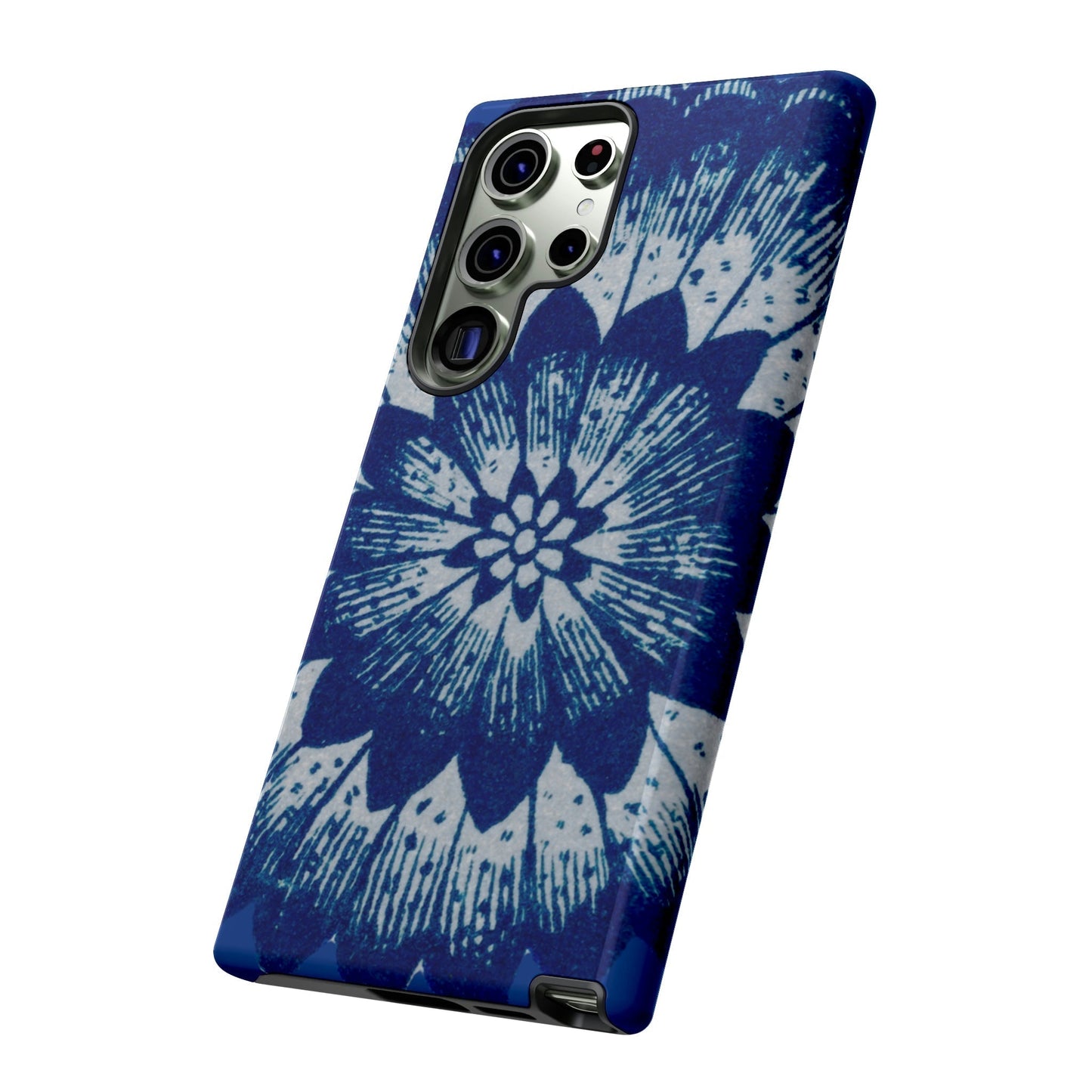 Phone Case-BLUE FLOWER | Tough-PhoneCaseBoss-Phone-Best-Phone-Cases