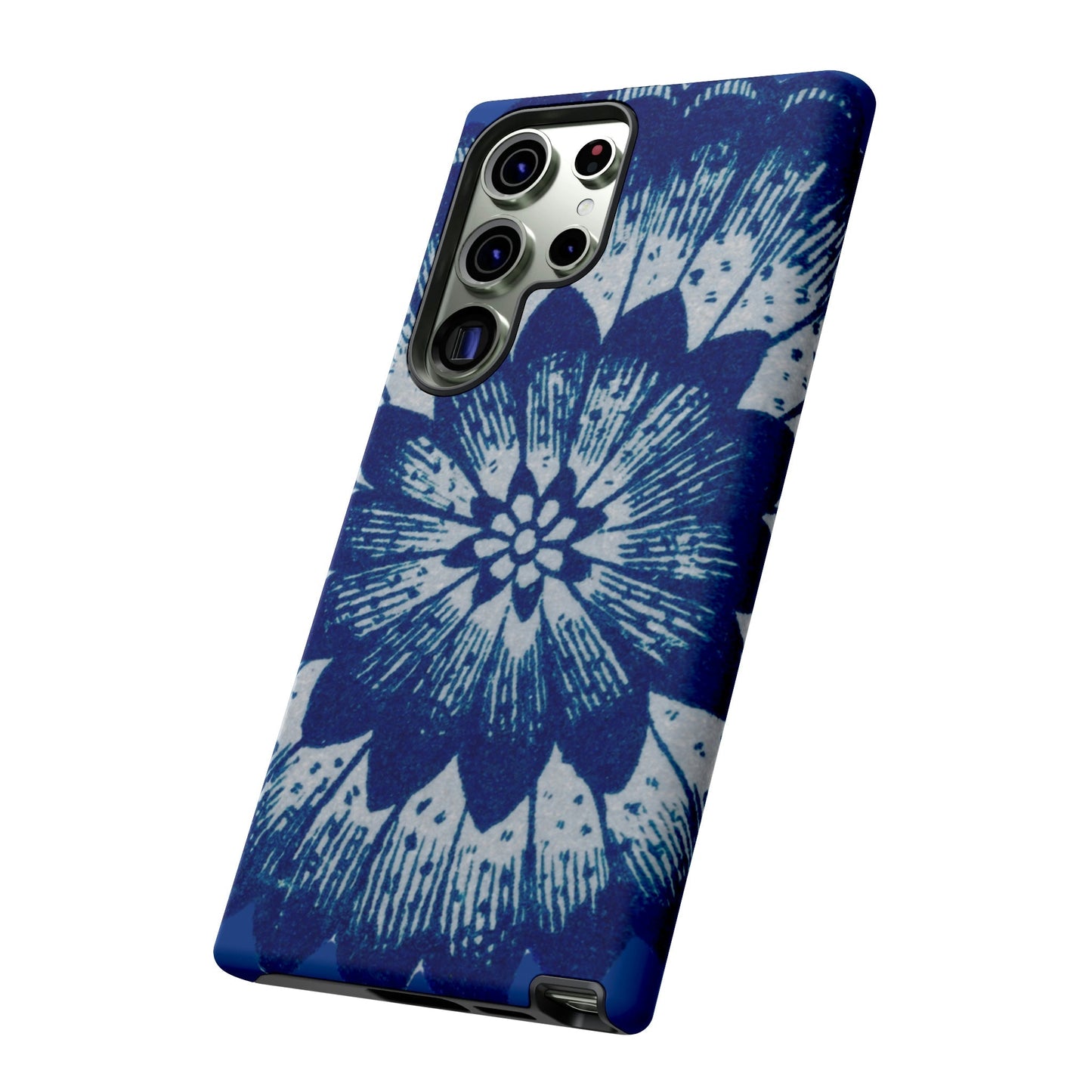 Phone Case-BLUE FLOWER | Tough-PhoneCaseBoss-Phone-Best-Phone-Cases