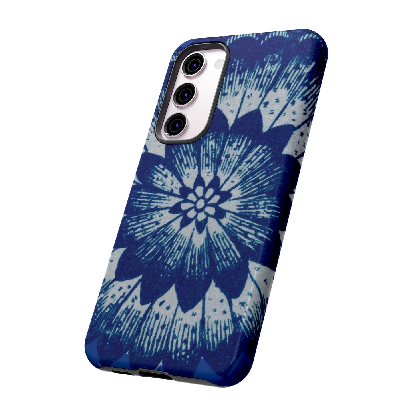 Phone Case-BLUE FLOWER | Tough-PhoneCaseBoss-Phone-Best-Phone-Cases