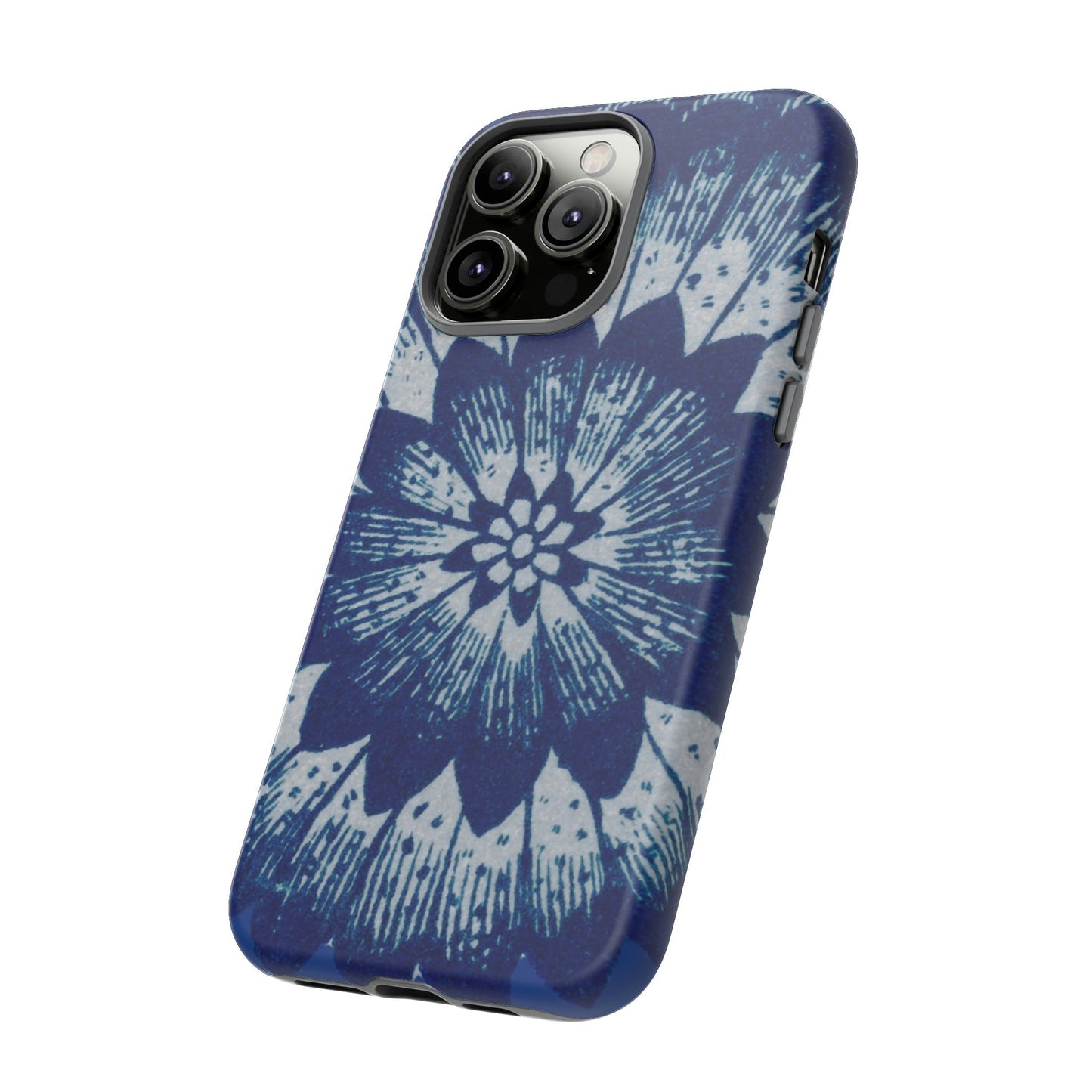 Phone Case-BLUE FLOWER | Tough-PhoneCaseBoss-Phone-Best-Phone-Cases