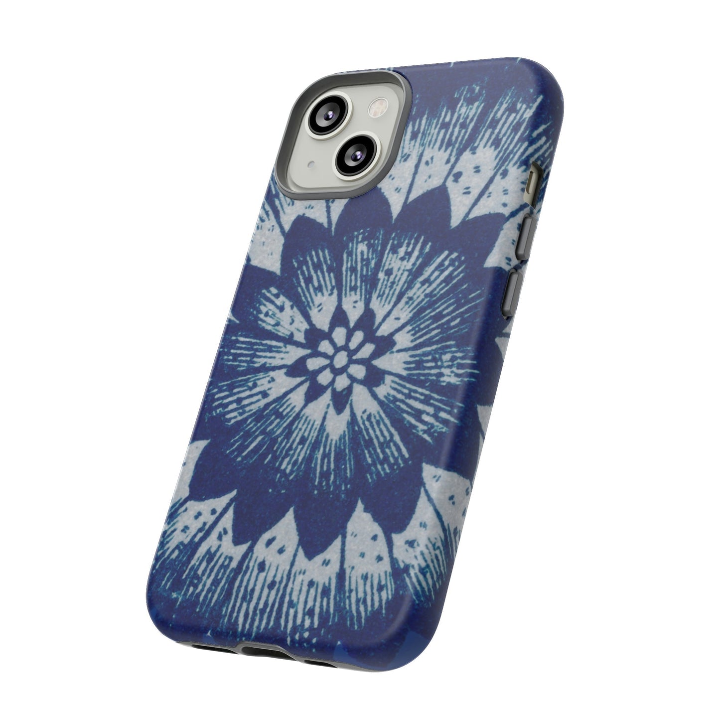 Phone Case-BLUE FLOWER | Tough-PhoneCaseBoss-Phone-Best-Phone-Cases