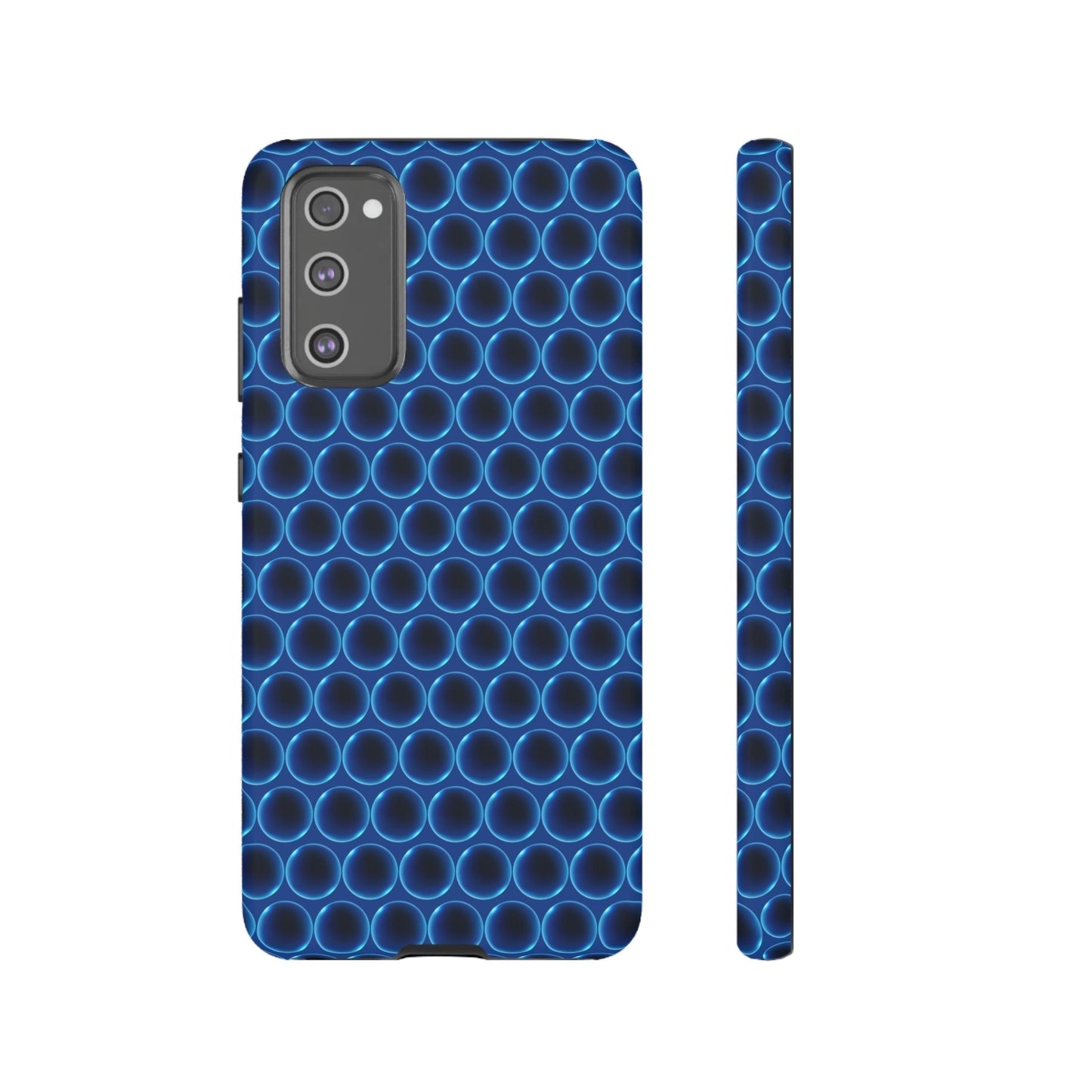 Phone Case-BLUE LATHER | Tough-Samsung Galaxy S20 FE-Matte-PhoneCaseBoss-Phone-Best-Phone-Cases