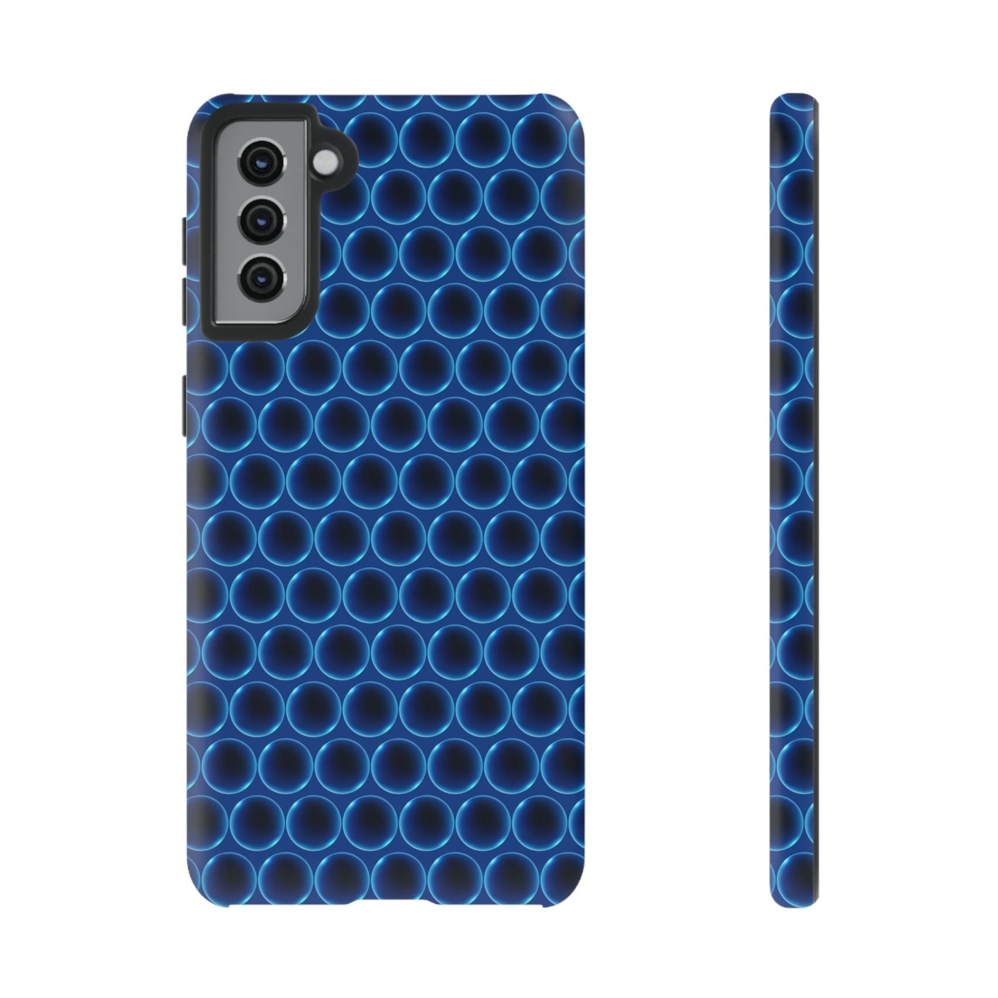 Phone Case-BLUE LATHER | Tough-Samsung Galaxy S21 Plus-Matte-PhoneCaseBoss-Phone-Best-Phone-Cases