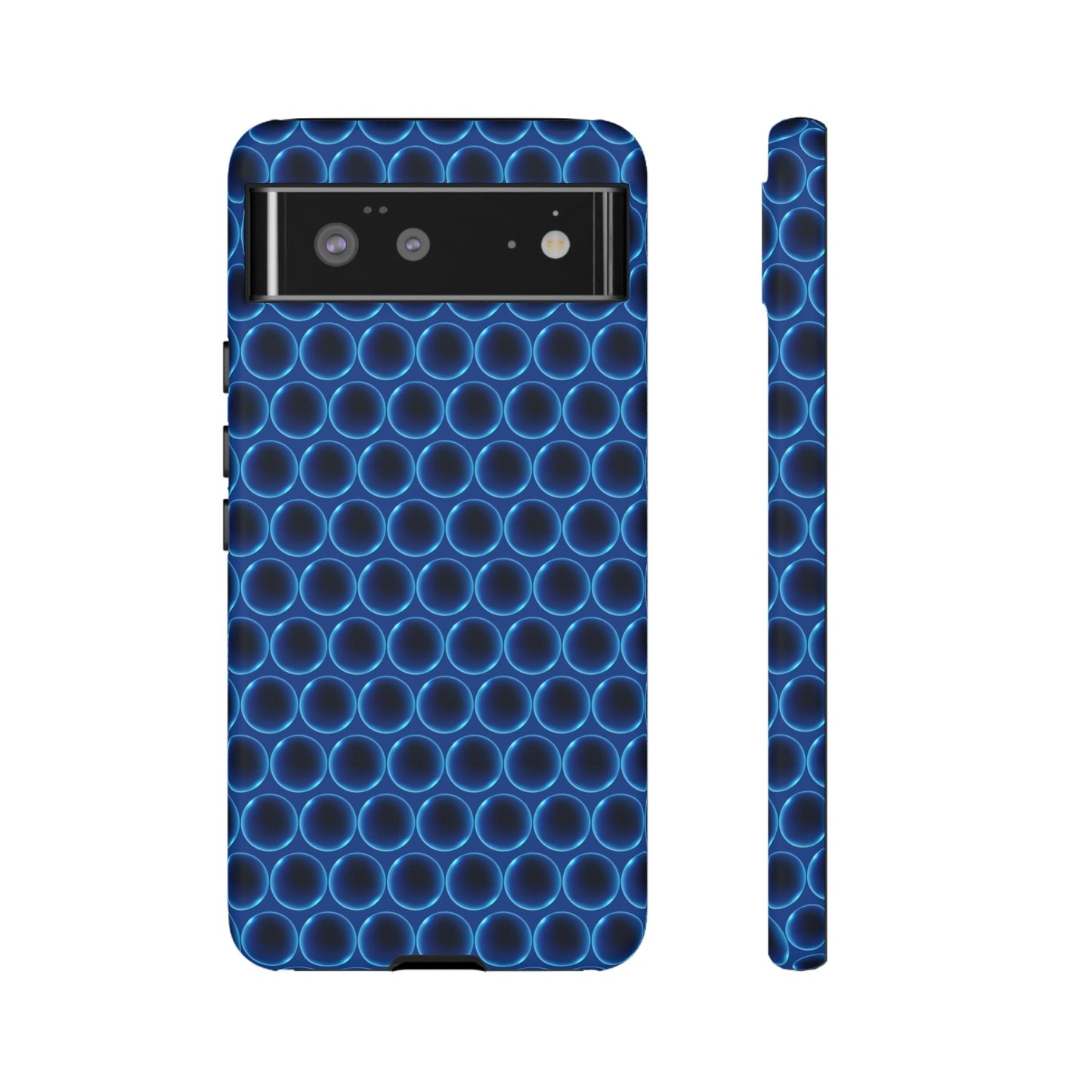 Phone Case-BLUE LATHER | Tough-Google Pixel 6-Matte-PhoneCaseBoss-Phone-Best-Phone-Cases