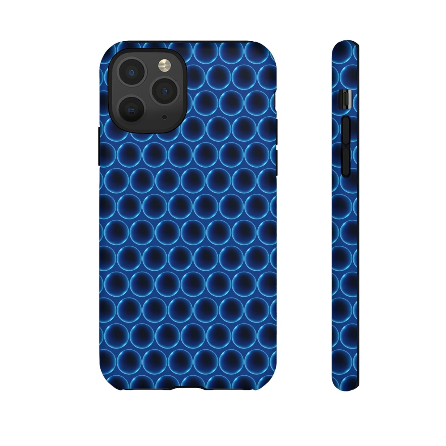 Phone Case-BLUE LATHER | Tough-iPhone 11 Pro-Matte-PhoneCaseBoss-Phone-Best-Phone-Cases