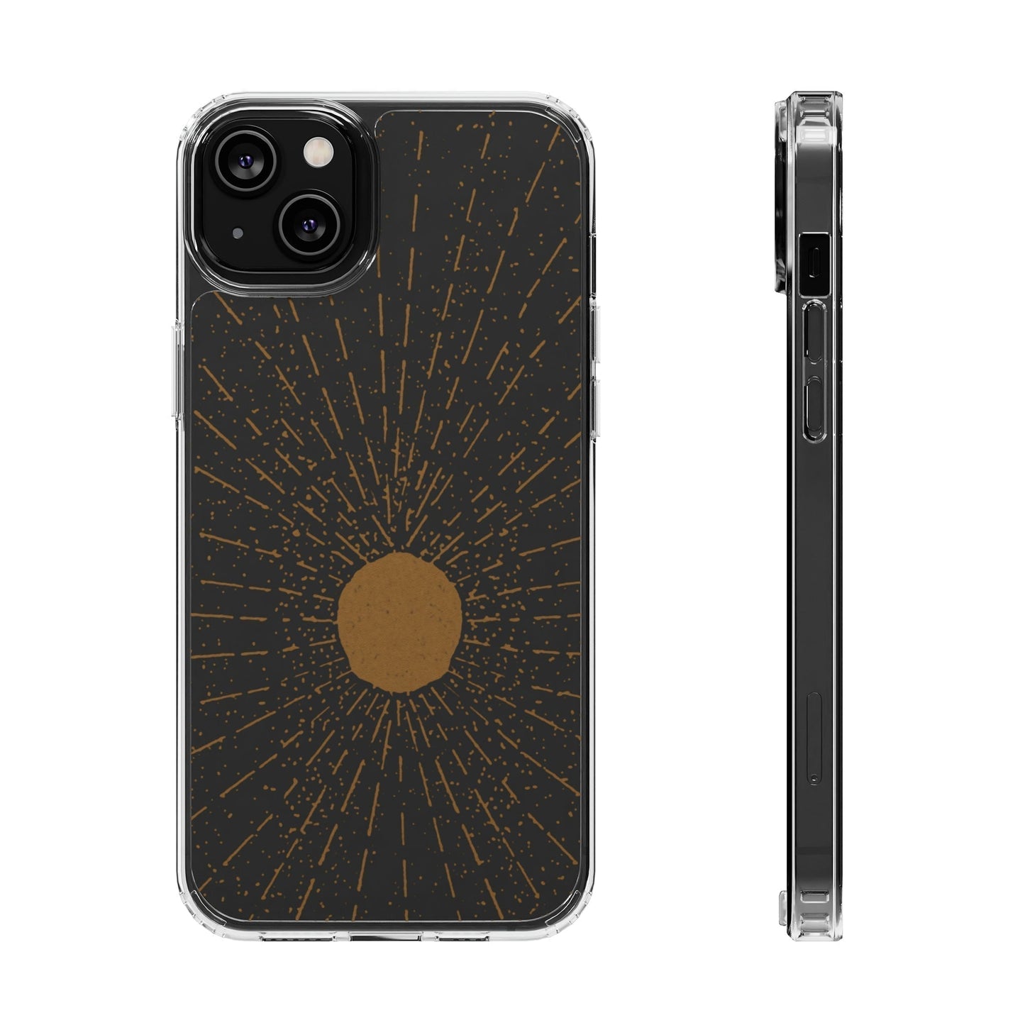 Phone Case-GOLDEN SUN | Clear-iPhone 14 Plus-Without gift packaging-PhoneCaseBoss-Phone-Best-Phone-Cases