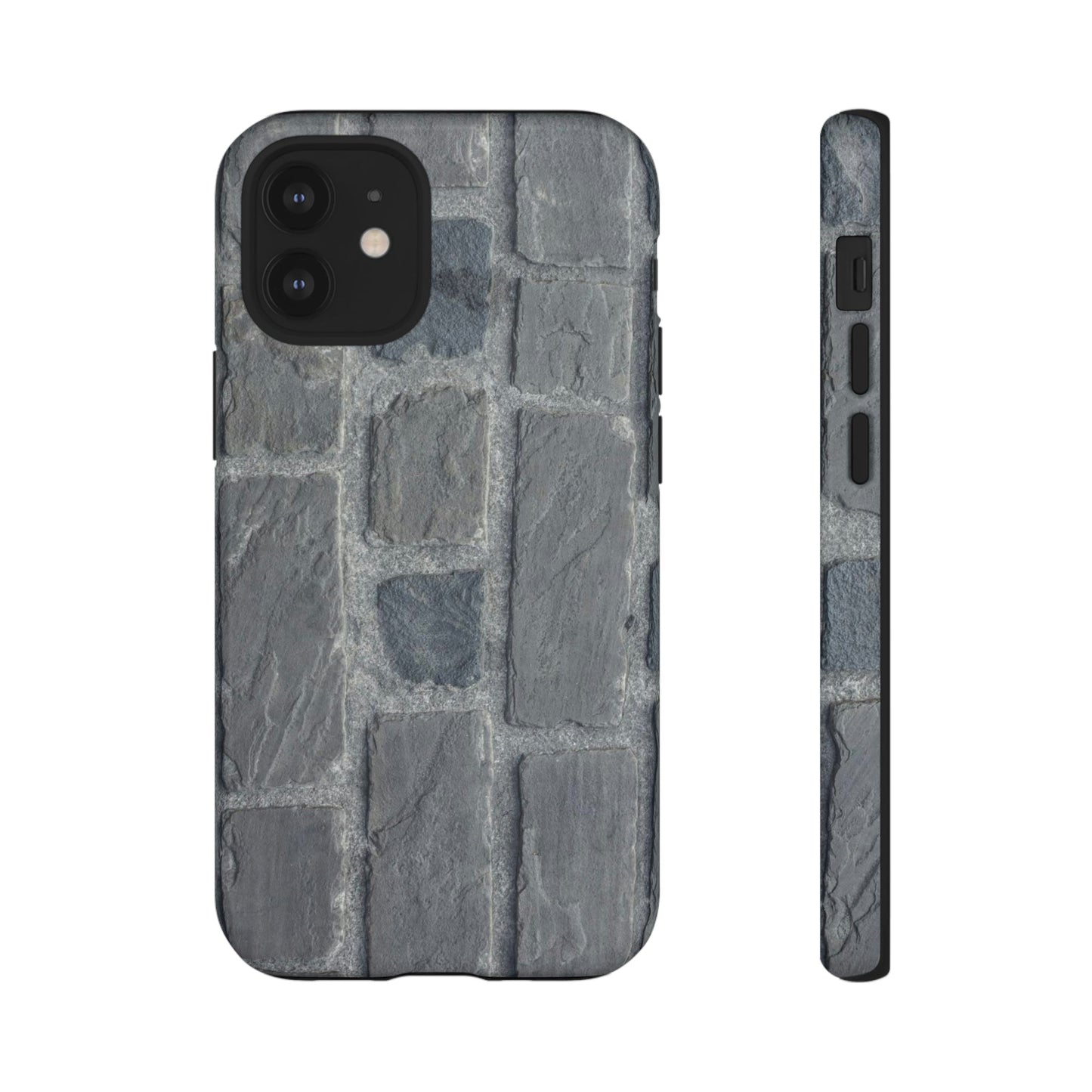 Phone Case-GRAY WALL | Tough-iPhone 12 Mini-Glossy-PhoneCaseBoss-Phone-Best-Phone-Cases