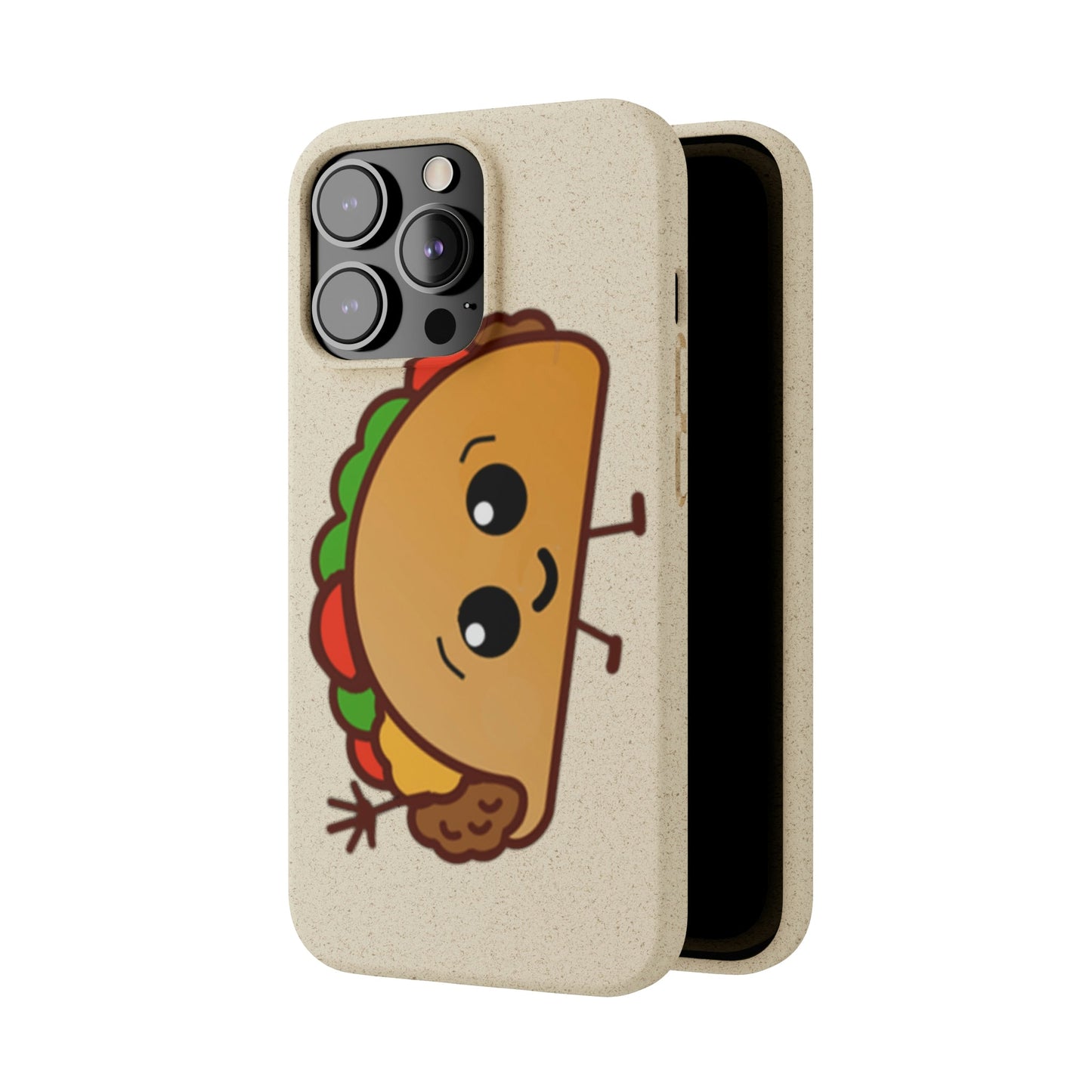 Best Phone Case Brands - Biodegradeable iPhone Case Earth Friendly Android Phone Case - Happy Taco Peep - Biodegradable - PhoneCaseBoss