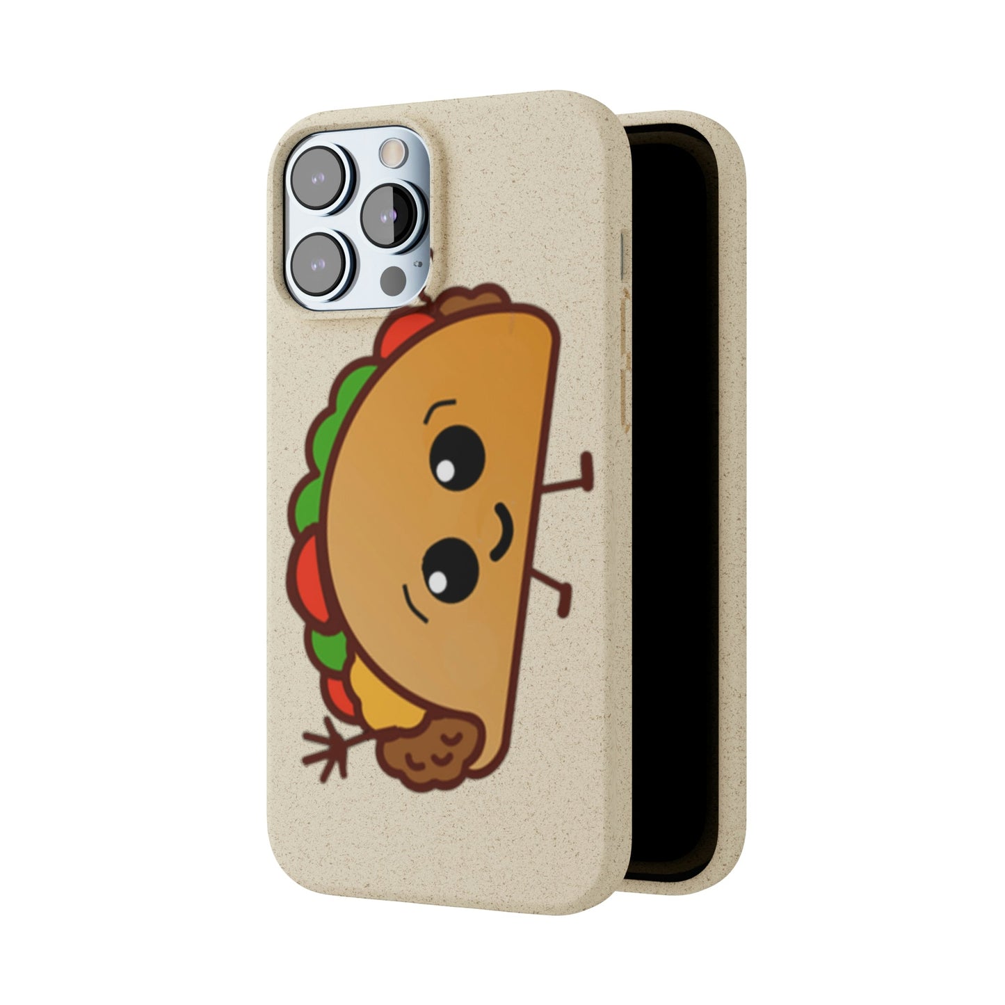 Best Phone Case Brands - Biodegradeable iPhone Case Earth Friendly Android Phone Case - Happy Taco Peep - Biodegradable - PhoneCaseBoss