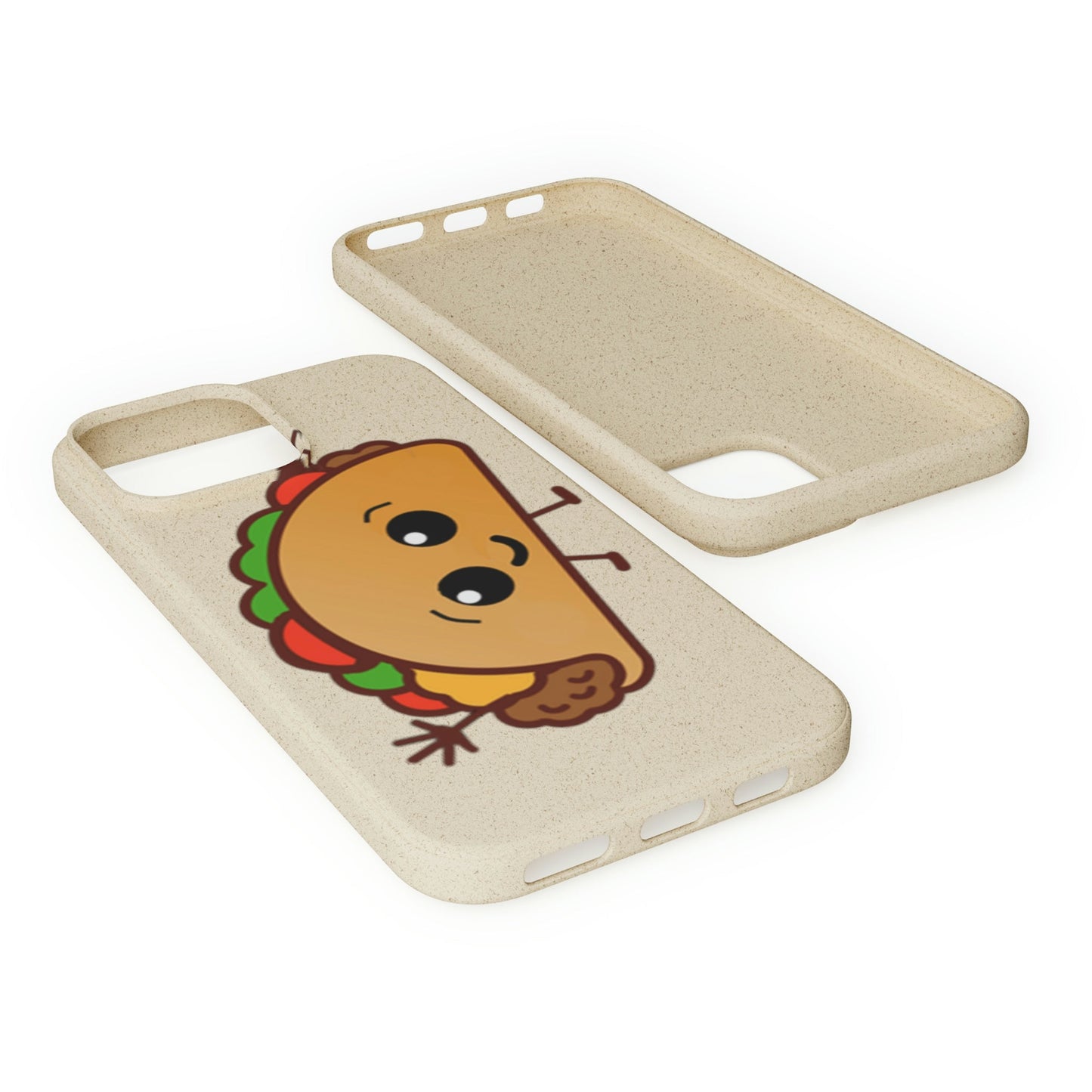 Best Phone Case Brands - Biodegradeable iPhone Case Earth Friendly Android Phone Case - Happy Taco Peep - Biodegradable - PhoneCaseBoss
