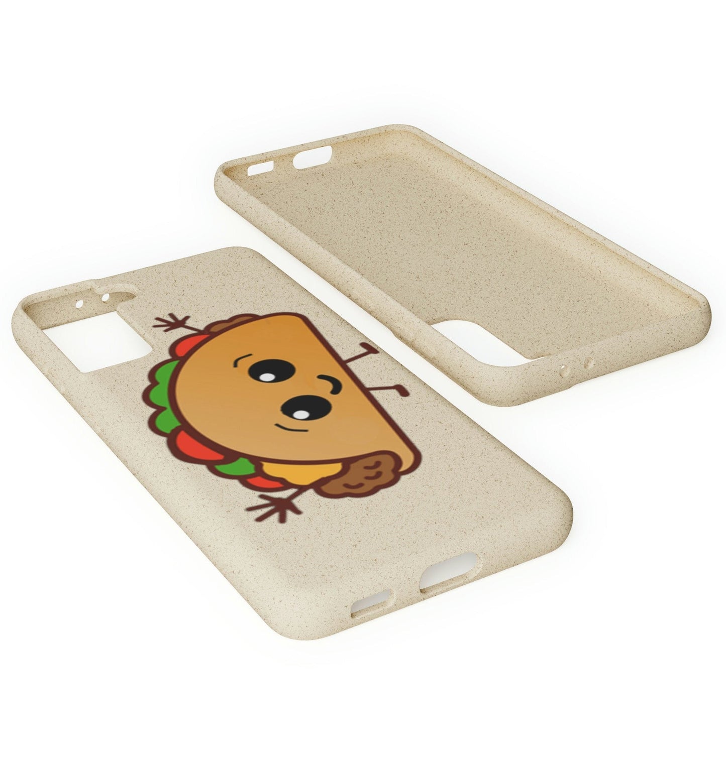 Best Phone Case Brands - Biodegradeable iPhone Case Earth Friendly Android Phone Case - Happy Taco Peep - Biodegradable - PhoneCaseBoss