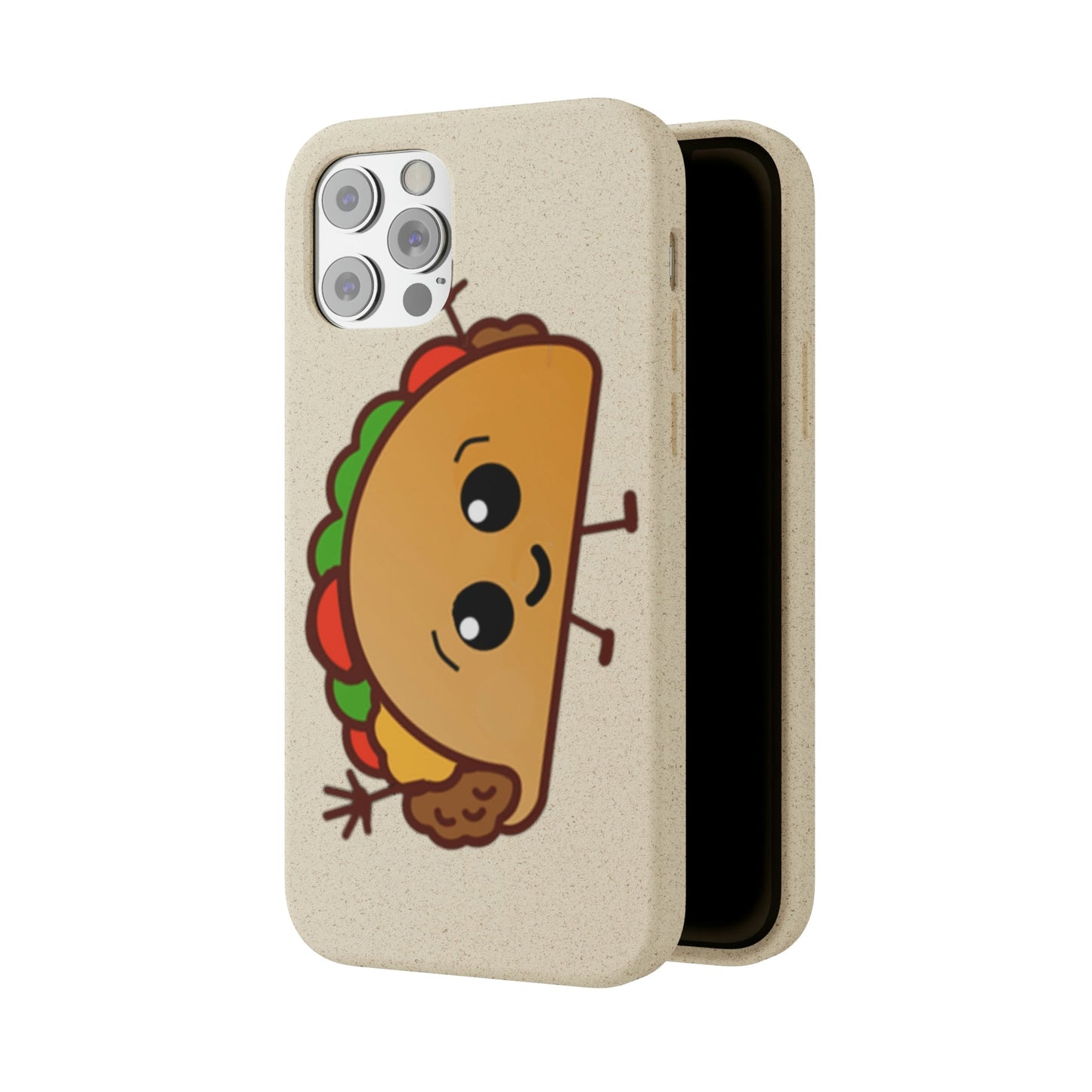 Best Phone Case Brands - Biodegradeable iPhone Case Earth Friendly Android Phone Case - Happy Taco Peep - Biodegradable - PhoneCaseBoss