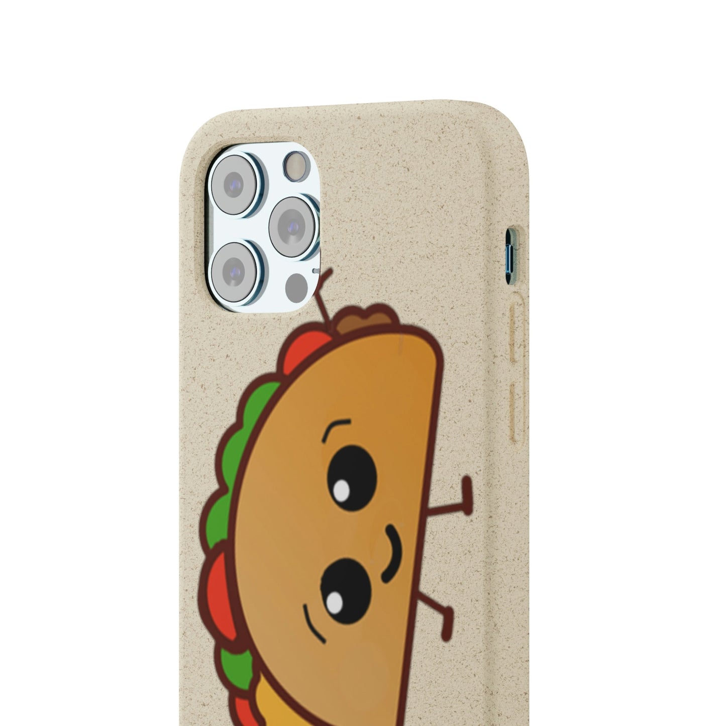 Best Phone Case Brands - Biodegradeable iPhone Case Earth Friendly Android Phone Case - Happy Taco Peep - Biodegradable - PhoneCaseBoss