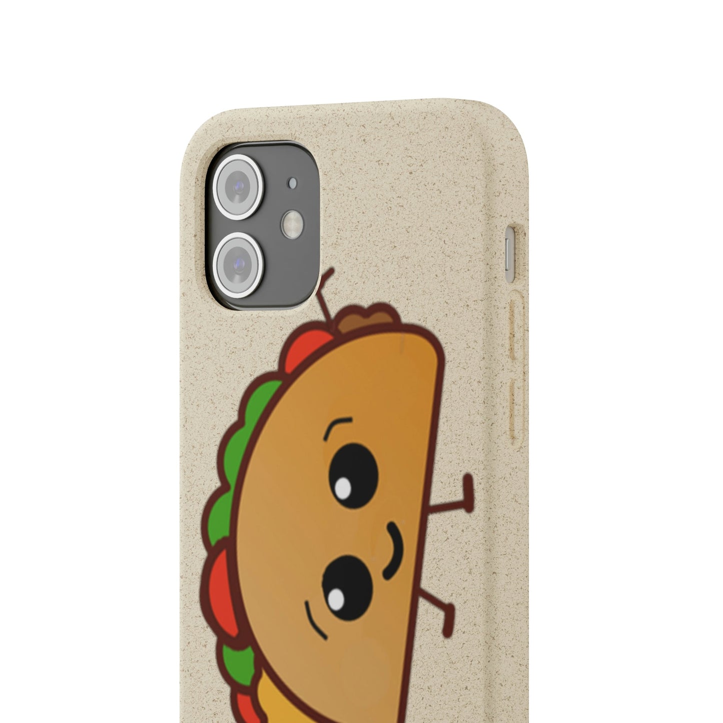 Best Phone Case Brands - Biodegradeable iPhone Case Earth Friendly Android Phone Case - Happy Taco Peep - Biodegradable - PhoneCaseBoss