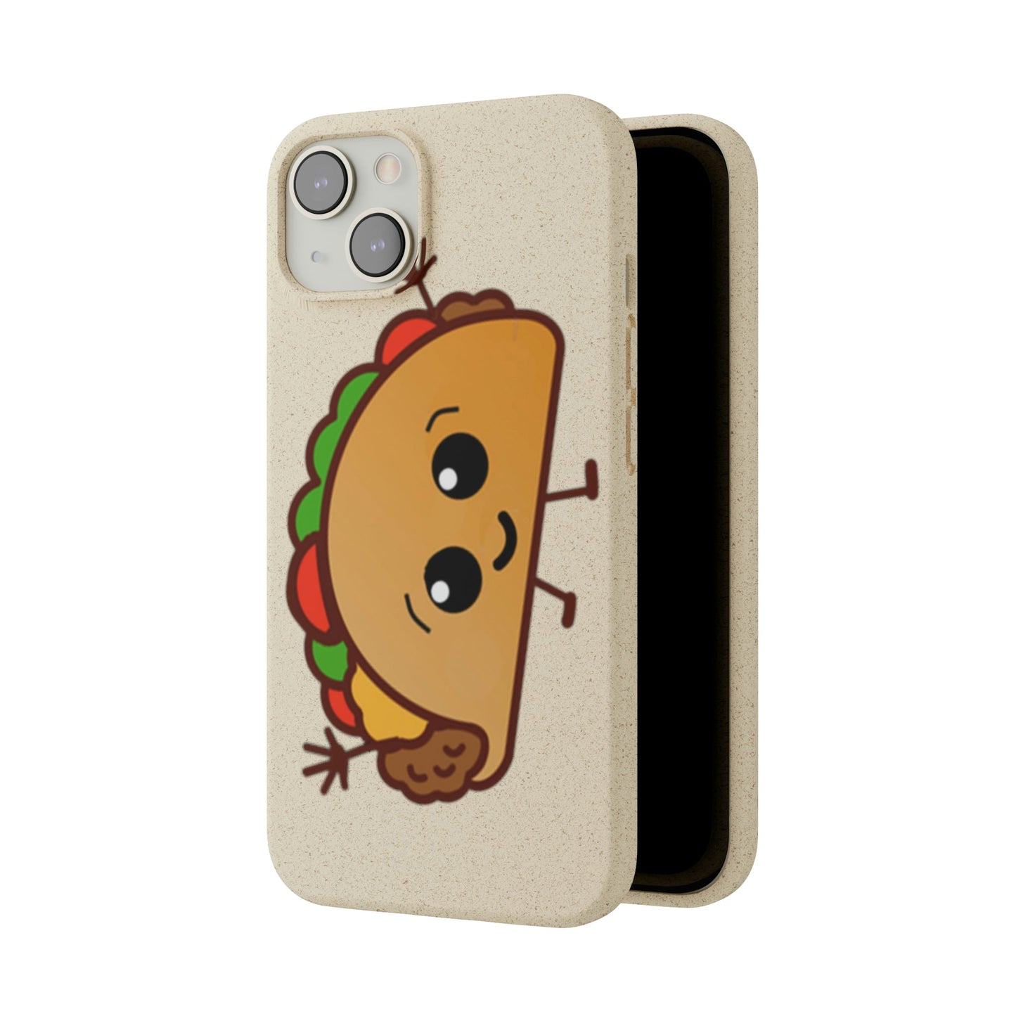 Best Phone Case Brands - Biodegradeable iPhone Case Earth Friendly Android Phone Case - Happy Taco Peep - Biodegradable - PhoneCaseBoss
