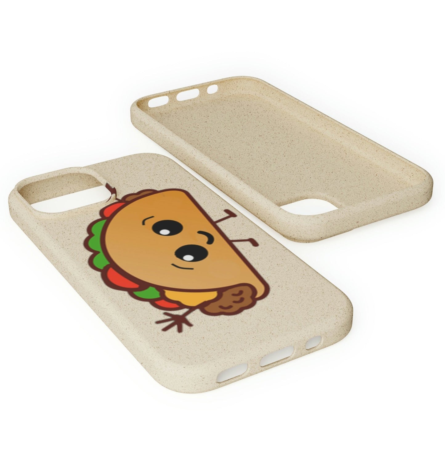 Best Phone Case Brands - Biodegradeable iPhone Case Earth Friendly Android Phone Case - Happy Taco Peep - Biodegradable - PhoneCaseBoss