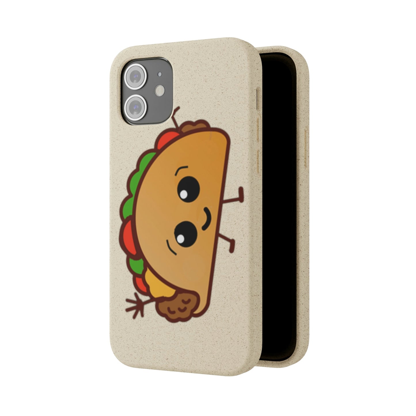 Best Phone Case Brands - Biodegradeable iPhone Case Earth Friendly Android Phone Case - Happy Taco Peep - Biodegradable - PhoneCaseBoss