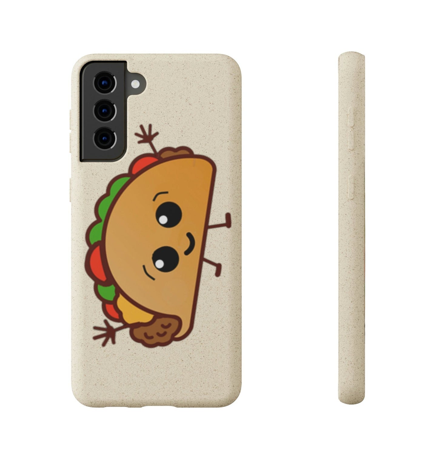 Best Phone Case Brands - Biodegradeable iPhone Case Earth Friendly Android Phone Case - Happy Taco Peep - Biodegradable - PhoneCaseBoss