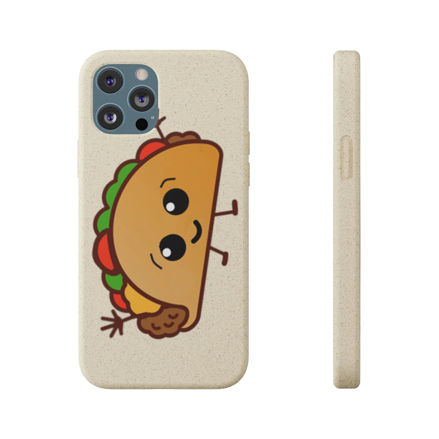 Best Phone Case Brands - Biodegradeable iPhone Case Earth Friendly Android Phone Case - Happy Taco Peep - Biodegradable - PhoneCaseBoss