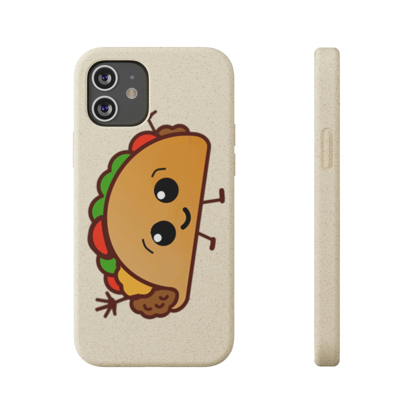 Best Phone Case Brands - Biodegradeable iPhone Case Earth Friendly Android Phone Case - Happy Taco Peep - Biodegradable - PhoneCaseBoss