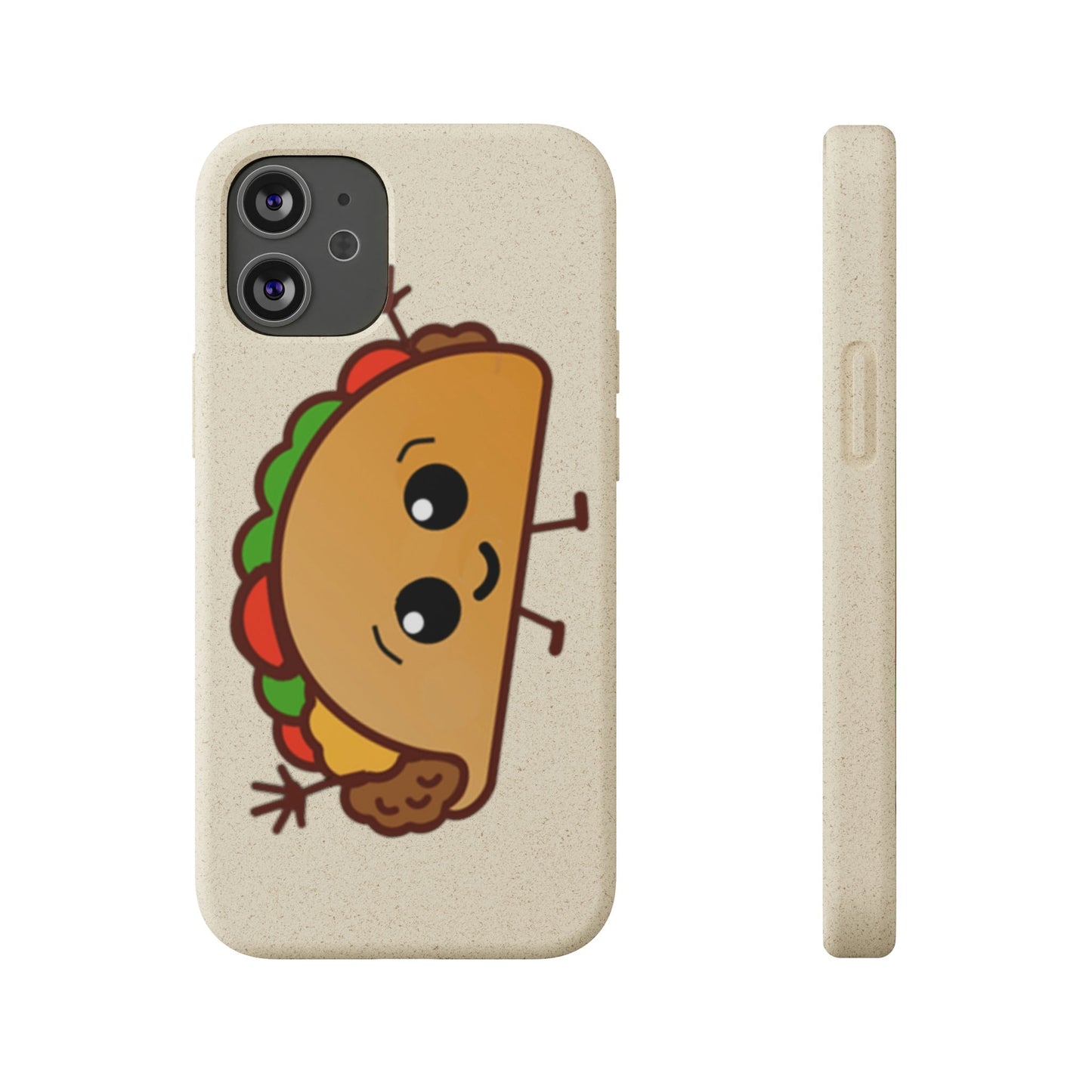Best Phone Case Brands - Biodegradeable iPhone Case Earth Friendly Android Phone Case - Happy Taco Peep - Biodegradable - PhoneCaseBoss