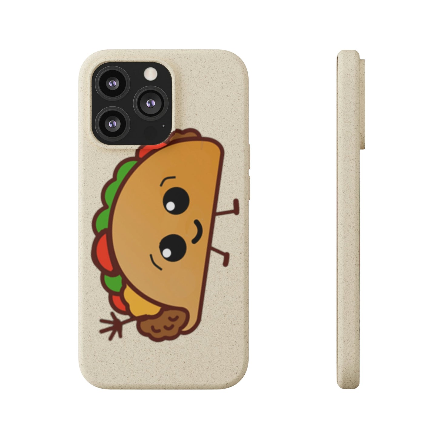 Best Phone Case Brands - Biodegradeable iPhone Case Earth Friendly Android Phone Case - Happy Taco Peep - Biodegradable - PhoneCaseBoss