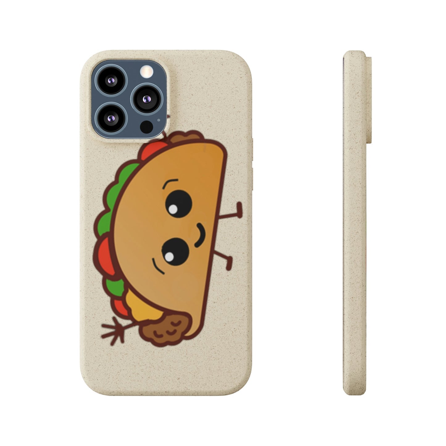 Best Phone Case Brands - Biodegradeable iPhone Case Earth Friendly Android Phone Case - Happy Taco Peep - Biodegradable - PhoneCaseBoss
