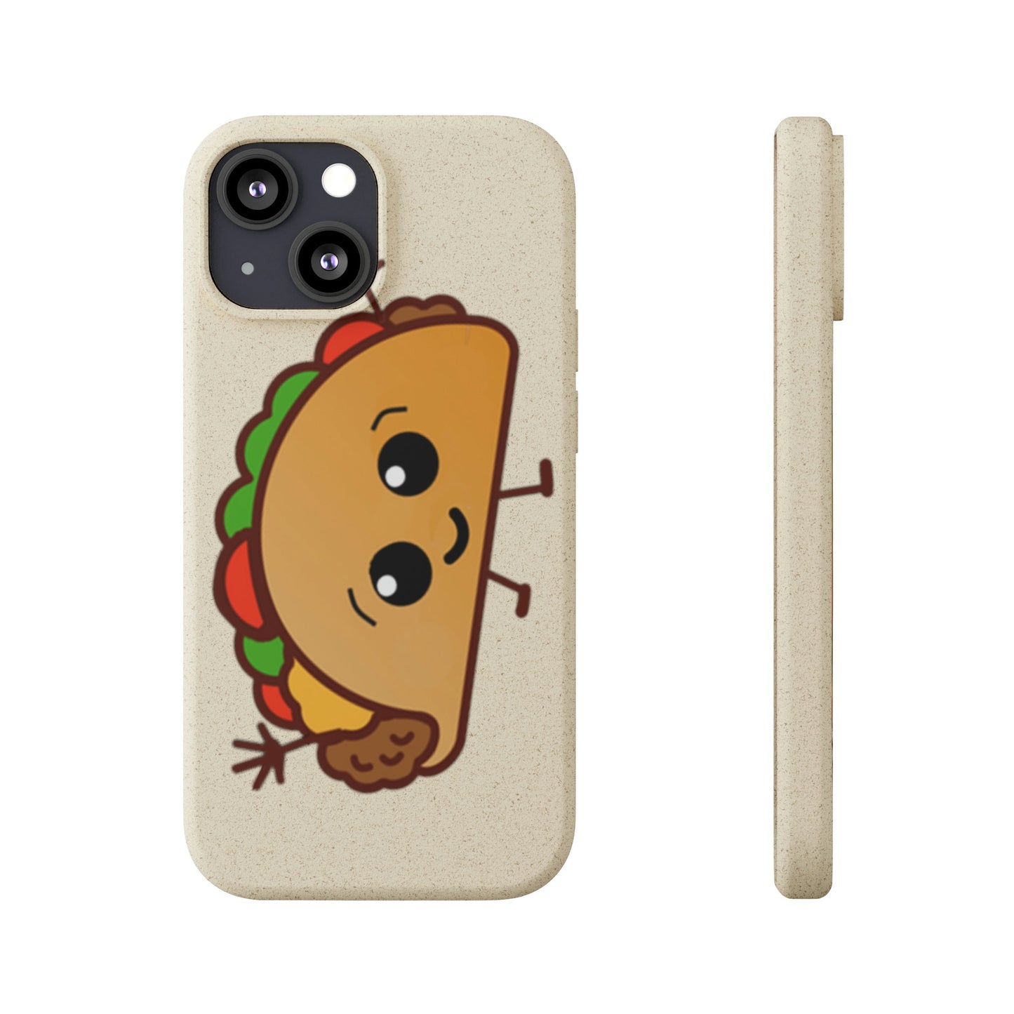 Best Phone Case Brands - Biodegradeable iPhone Case Earth Friendly Android Phone Case - Happy Taco Peep - Biodegradable - PhoneCaseBoss
