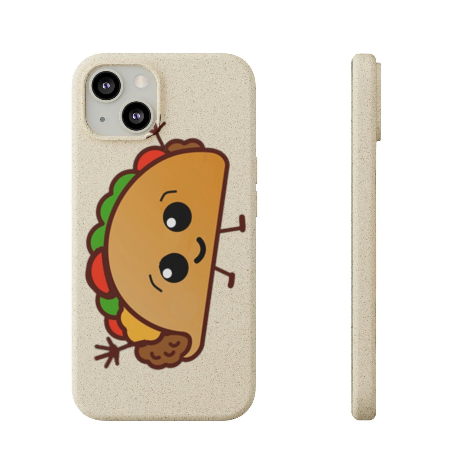 Best Phone Case Brands - Biodegradeable iPhone Case Earth Friendly Android Phone Case - Happy Taco Peep - Biodegradable - PhoneCaseBoss