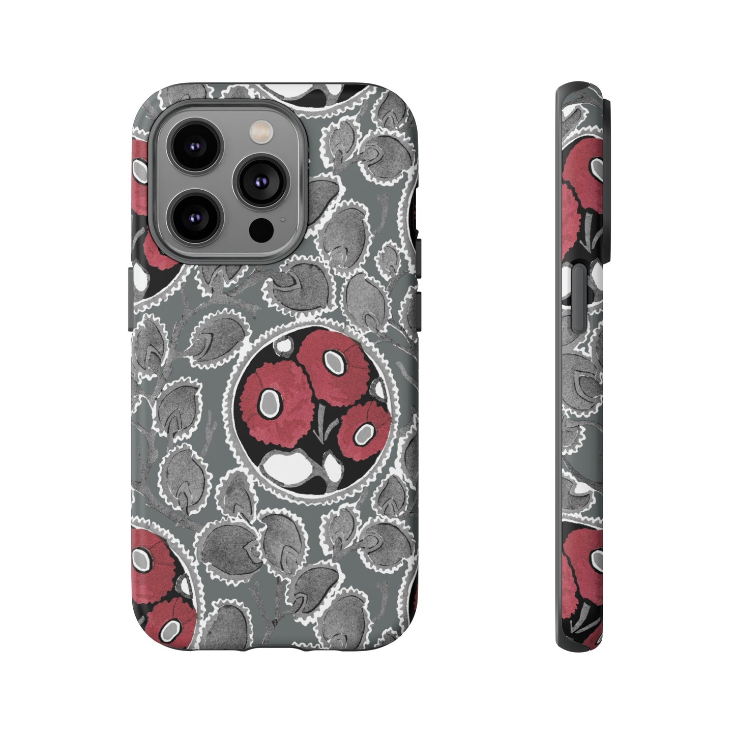 Phone Case-MOODY FLOWER | Tough-iPhone 14 Pro-Matte-PhoneCaseBoss-Phone-Best-Phone-Cases