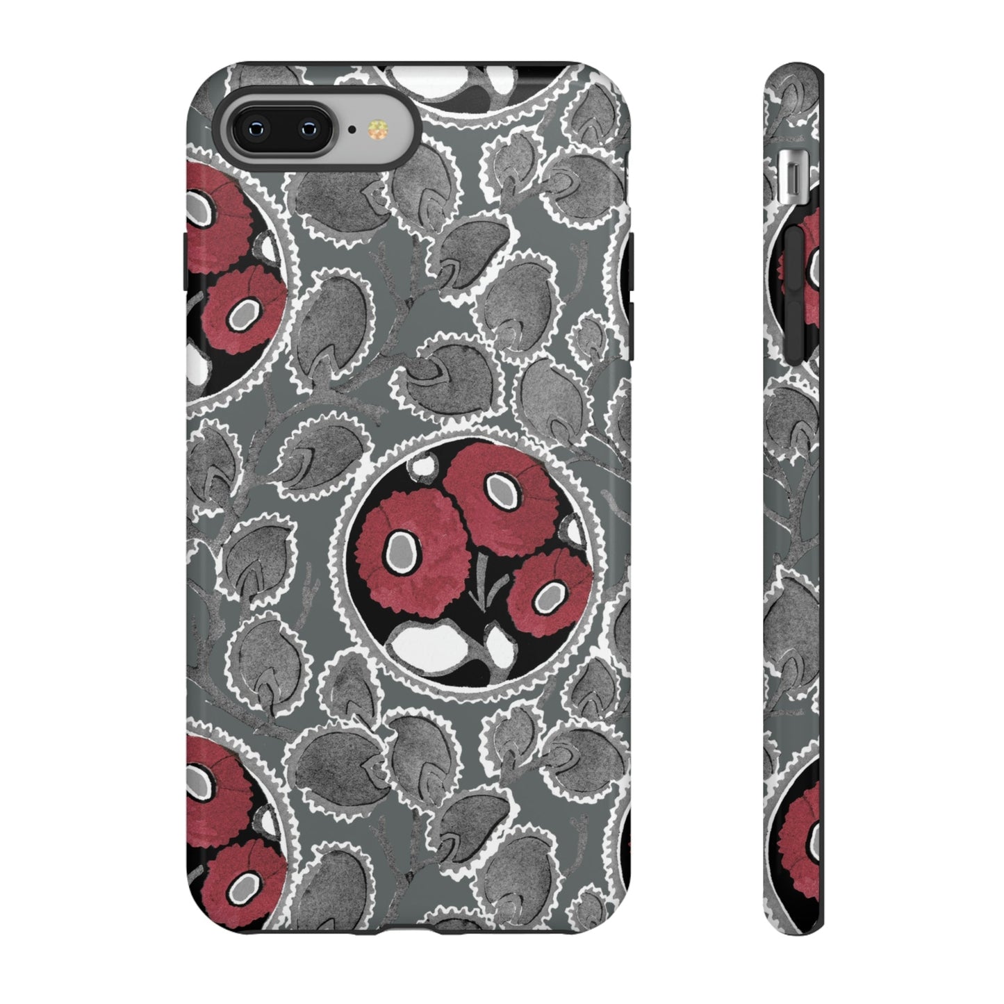 Phone Case-MOODY FLOWER | Tough-iPhone 8 Plus-Glossy-PhoneCaseBoss-Phone-Best-Phone-Cases