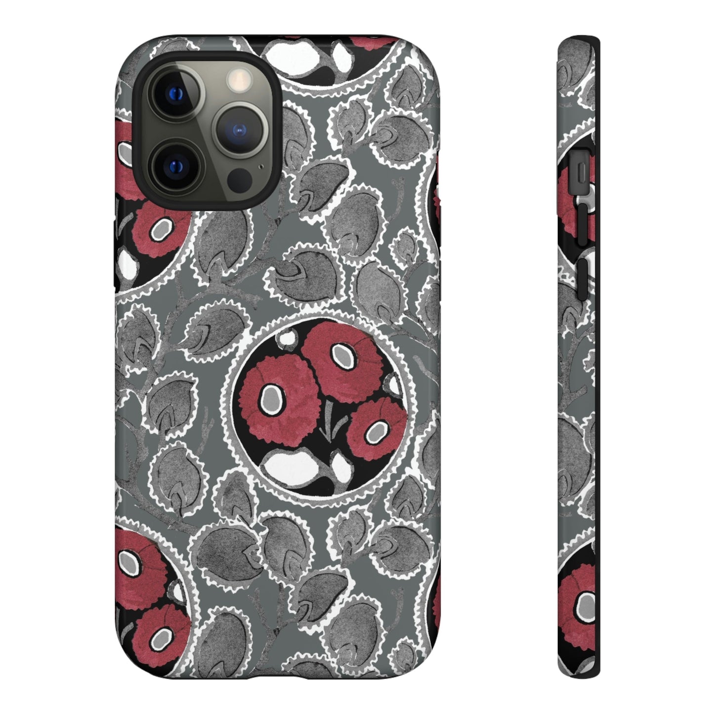 Phone Case-MOODY FLOWER | Tough-iPhone 12 Pro Max-Glossy-PhoneCaseBoss-Phone-Best-Phone-Cases
