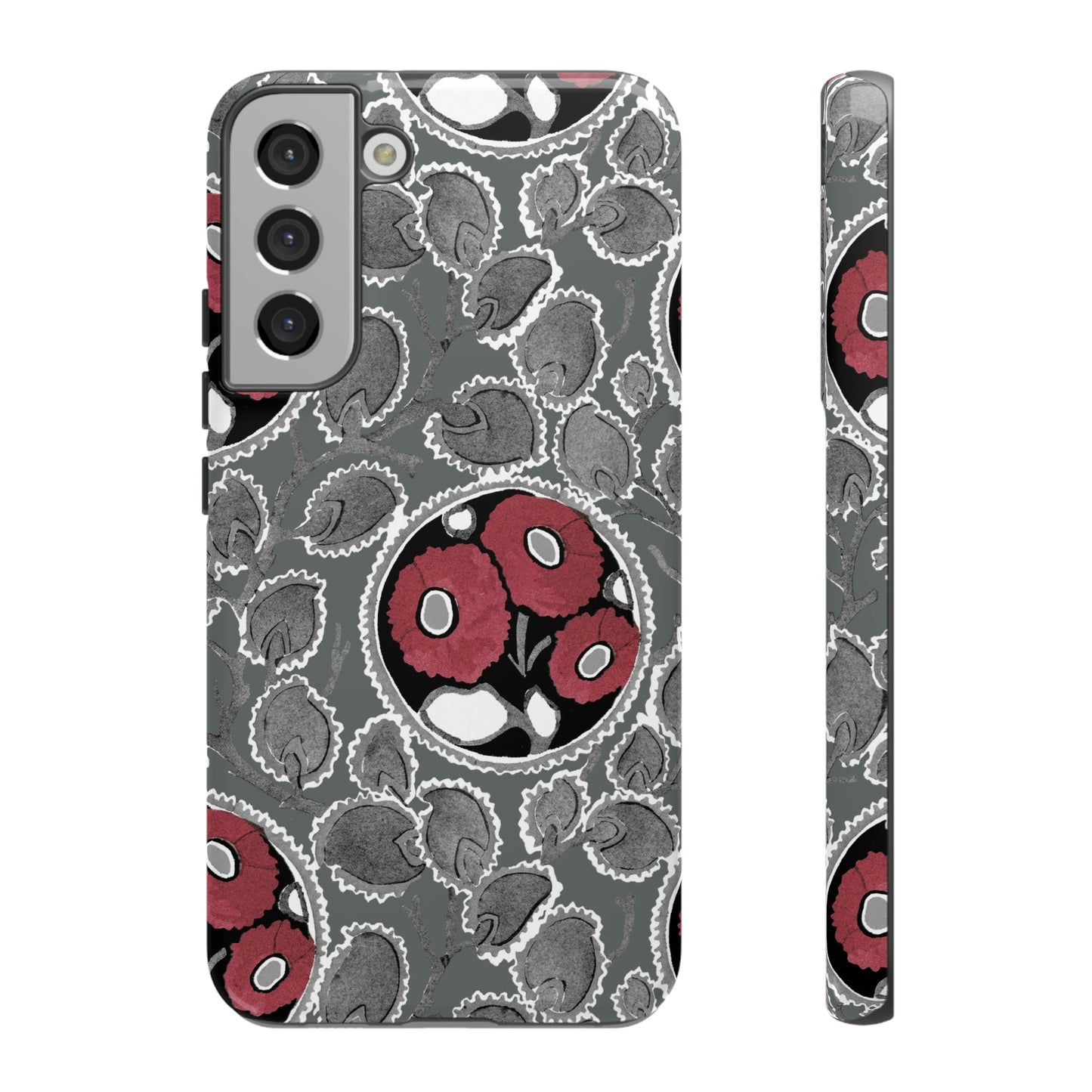 Phone Case-MOODY FLOWER | Tough-Samsung Galaxy S22 Plus-Glossy-PhoneCaseBoss-Phone-Best-Phone-Cases
