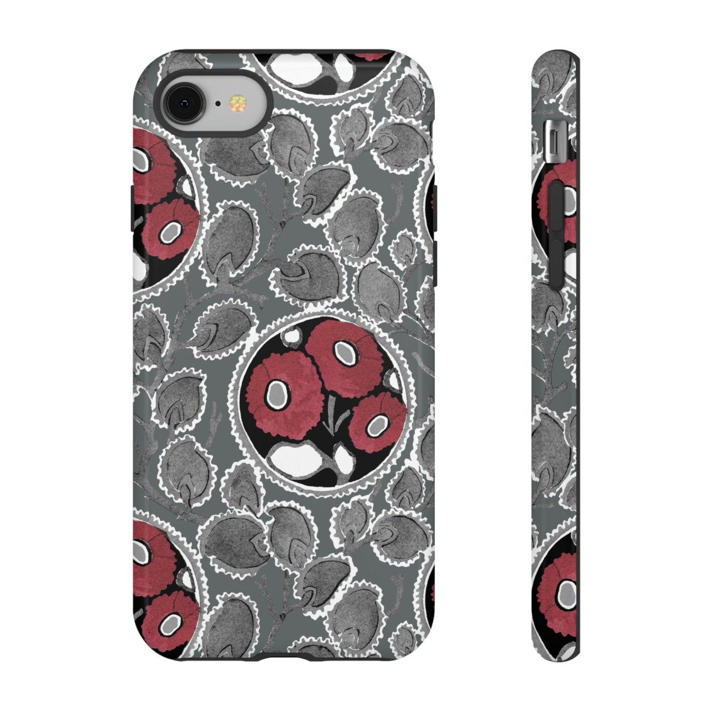 Phone Case-MOODY FLOWER | Tough-iPhone 8-Glossy-PhoneCaseBoss-Phone-Best-Phone-Cases