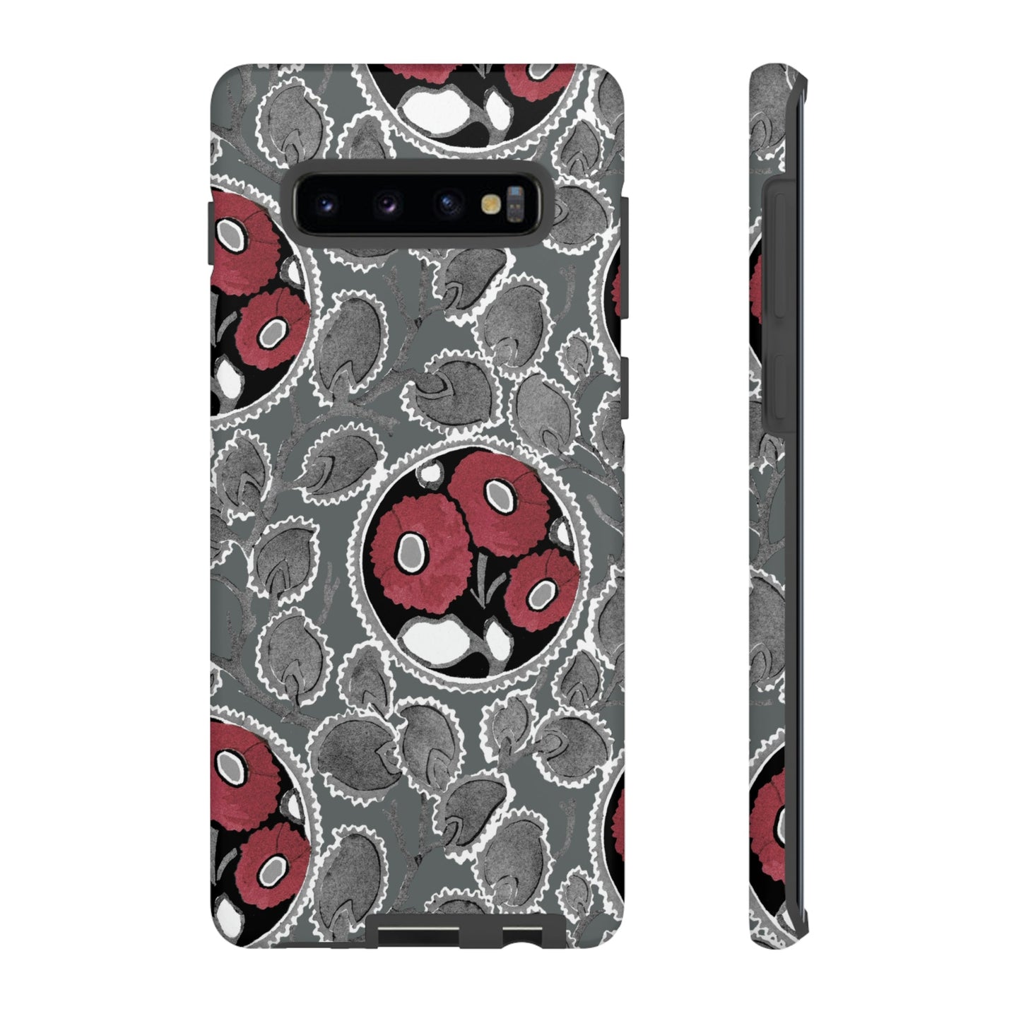Phone Case-MOODY FLOWER | Tough-Samsung Galaxy S10 Plus-Matte-PhoneCaseBoss-Phone-Best-Phone-Cases