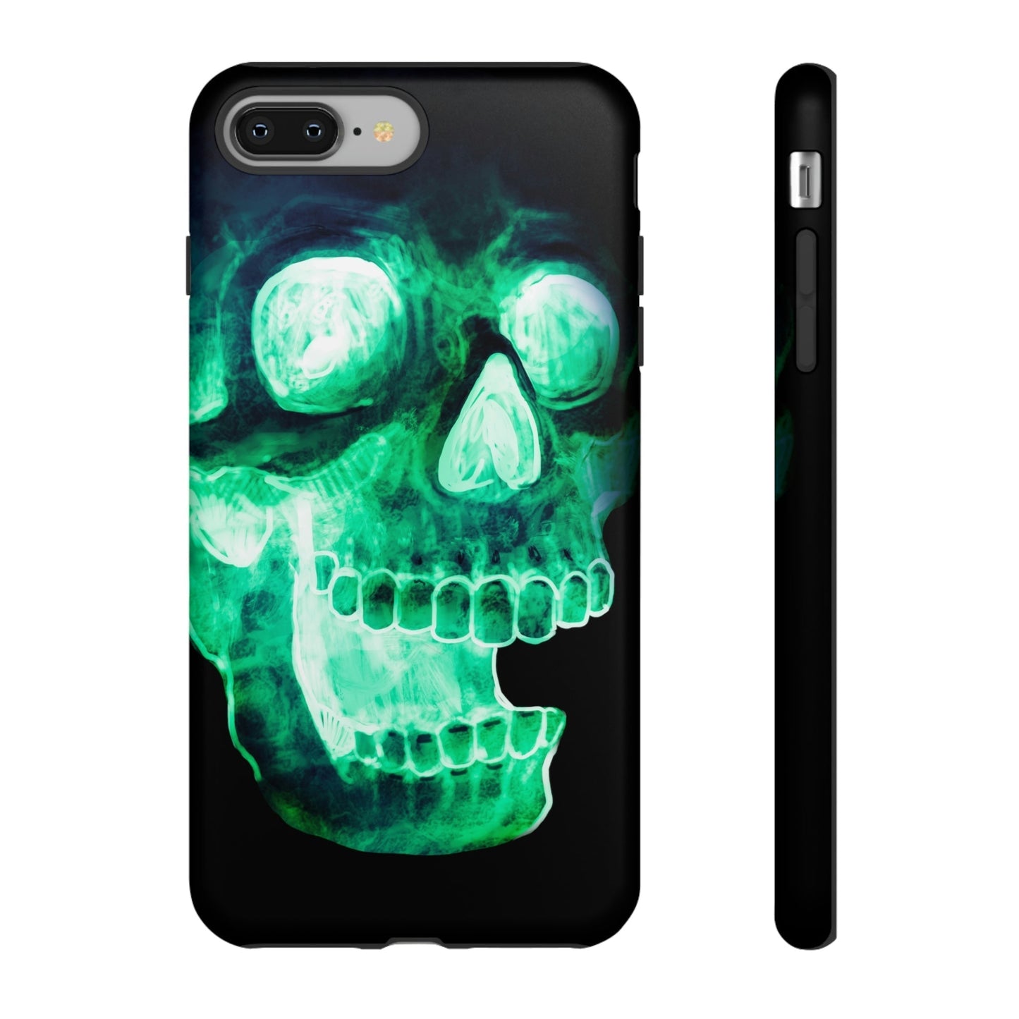 Phone Case-NEON SKULL | Tough-iPhone 8 Plus-Matte-PhoneCaseBoss-Phone-Best-Phone-Cases