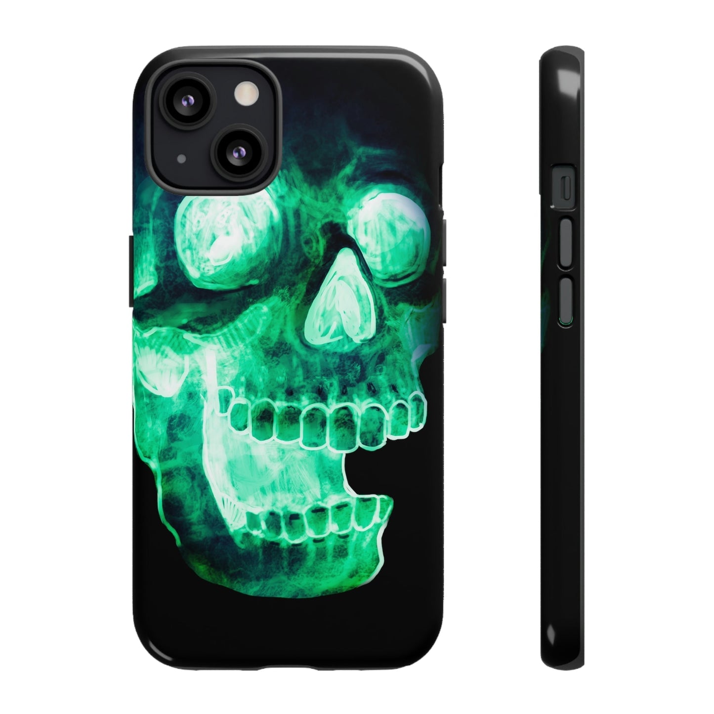 Phone Case-NEON SKULL | Tough-iPhone 13-Glossy-PhoneCaseBoss-Phone-Best-Phone-Cases