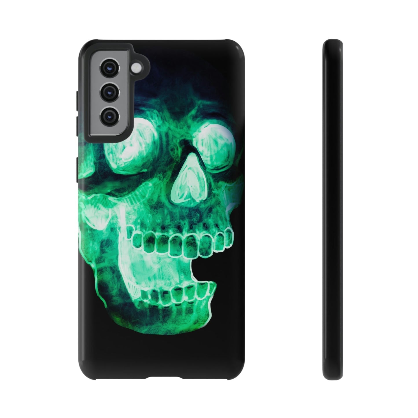 Phone Case-NEON SKULL | Tough-Samsung Galaxy S21 Plus-Glossy-PhoneCaseBoss-Phone-Best-Phone-Cases