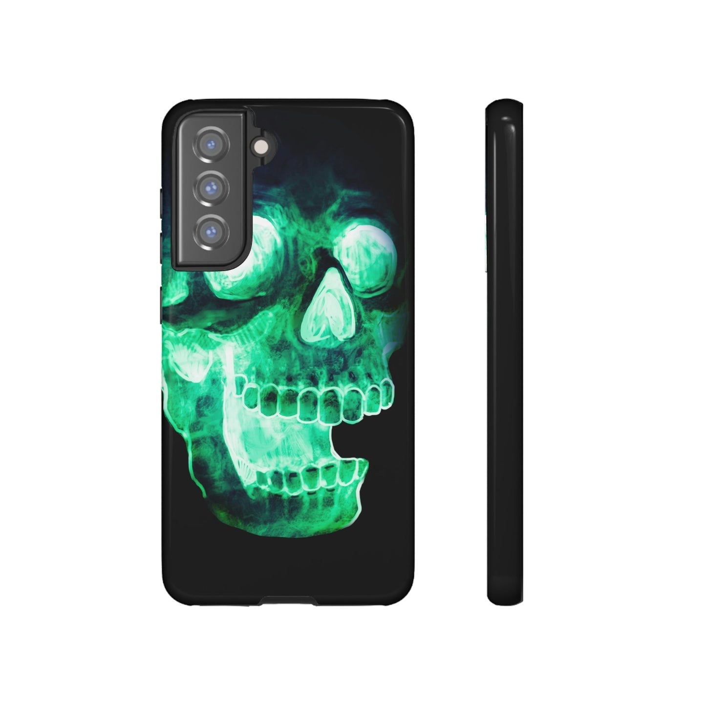 Phone Case-NEON SKULL | Tough-Samsung Galaxy S21 FE-Glossy-PhoneCaseBoss-Phone-Best-Phone-Cases
