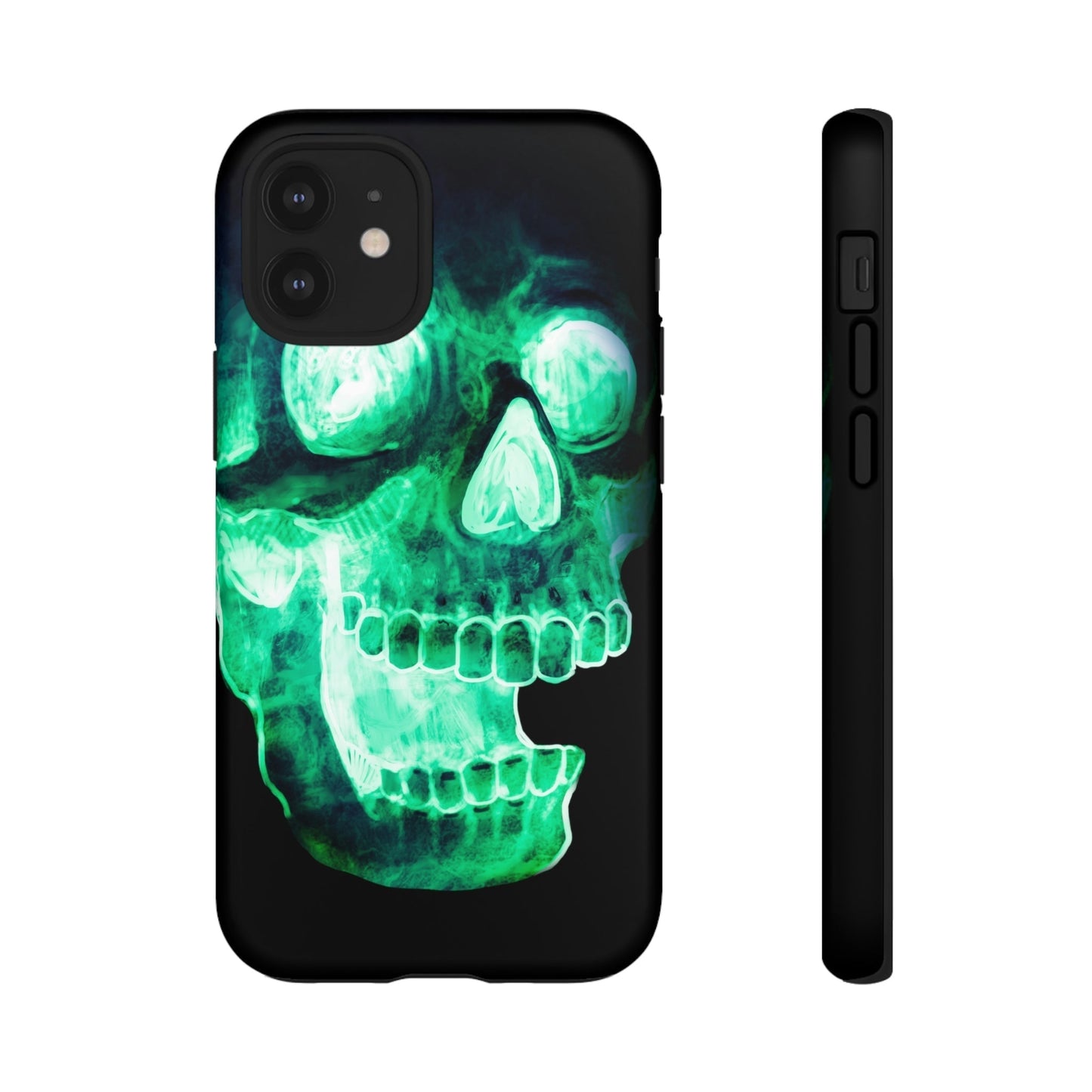 Phone Case-NEON SKULL | Tough-iPhone 12 Mini-Matte-PhoneCaseBoss-Phone-Best-Phone-Cases