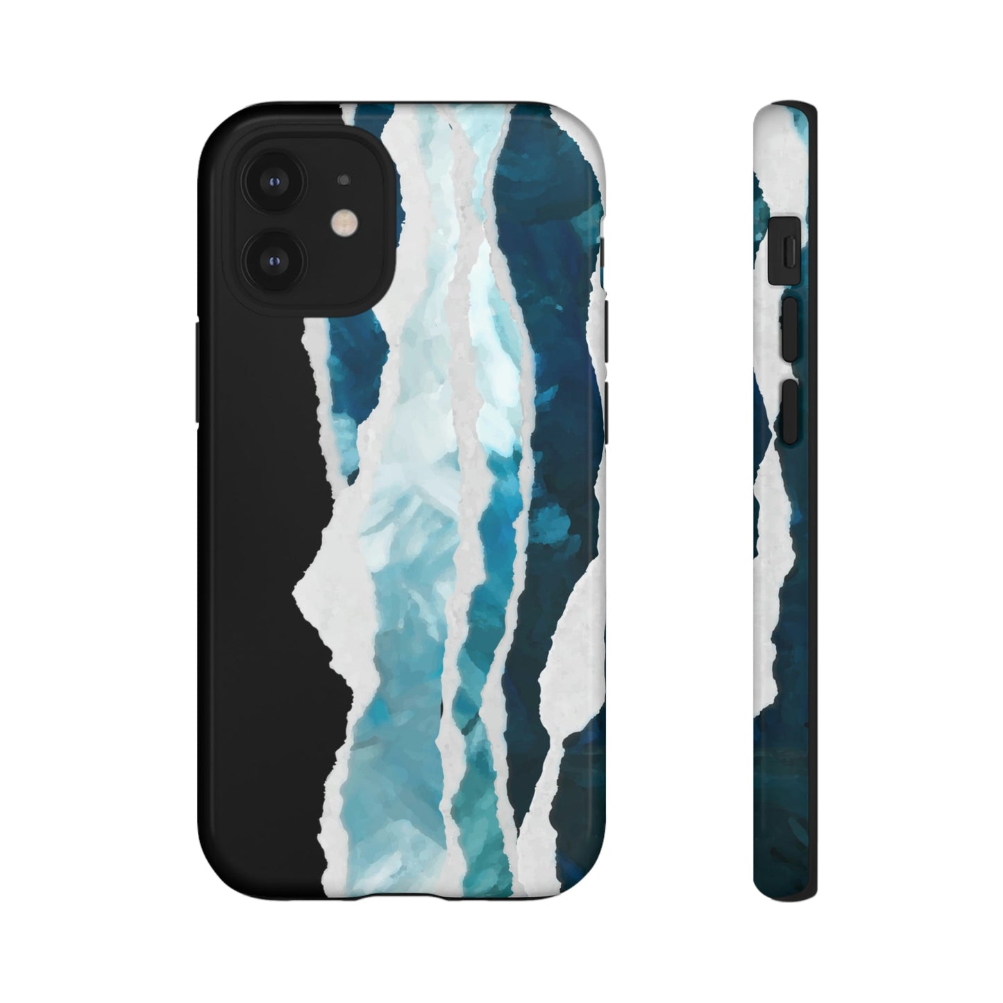 Phone Case-PAINTED WAVES | Tough-iPhone 12 Mini-Glossy-PhoneCaseBoss-Phone-Best-Phone-Cases