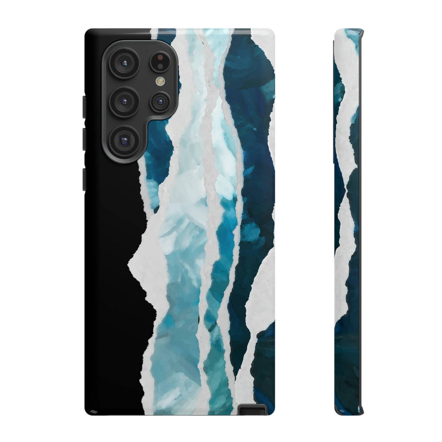 Phone Case-PAINTED WAVES | Tough-Samsung Galaxy S22 Ultra-Glossy-PhoneCaseBoss-Phone-Best-Phone-Cases
