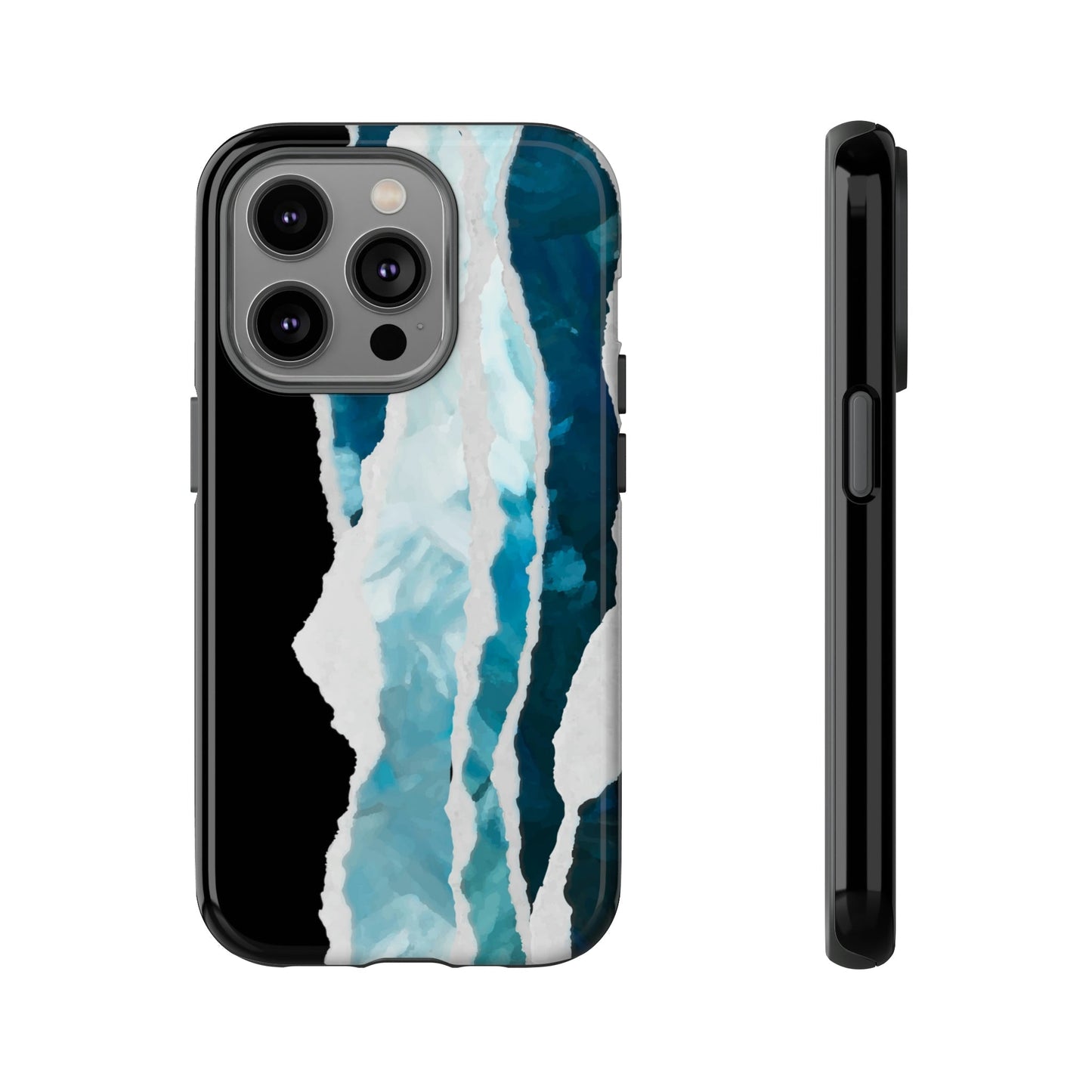 Phone Case-PAINTED WAVES | Tough-iPhone 14 Pro-Glossy-PhoneCaseBoss-Phone-Best-Phone-Cases