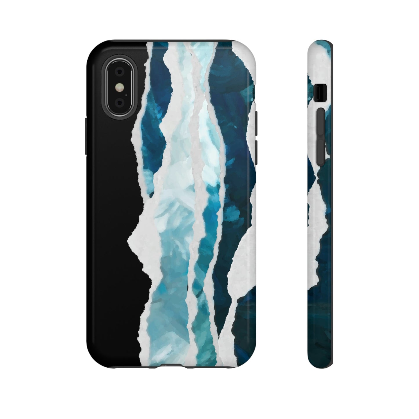Phone Case-PAINTED WAVES | Tough-iPhone X-Glossy-PhoneCaseBoss-Phone-Best-Phone-Cases