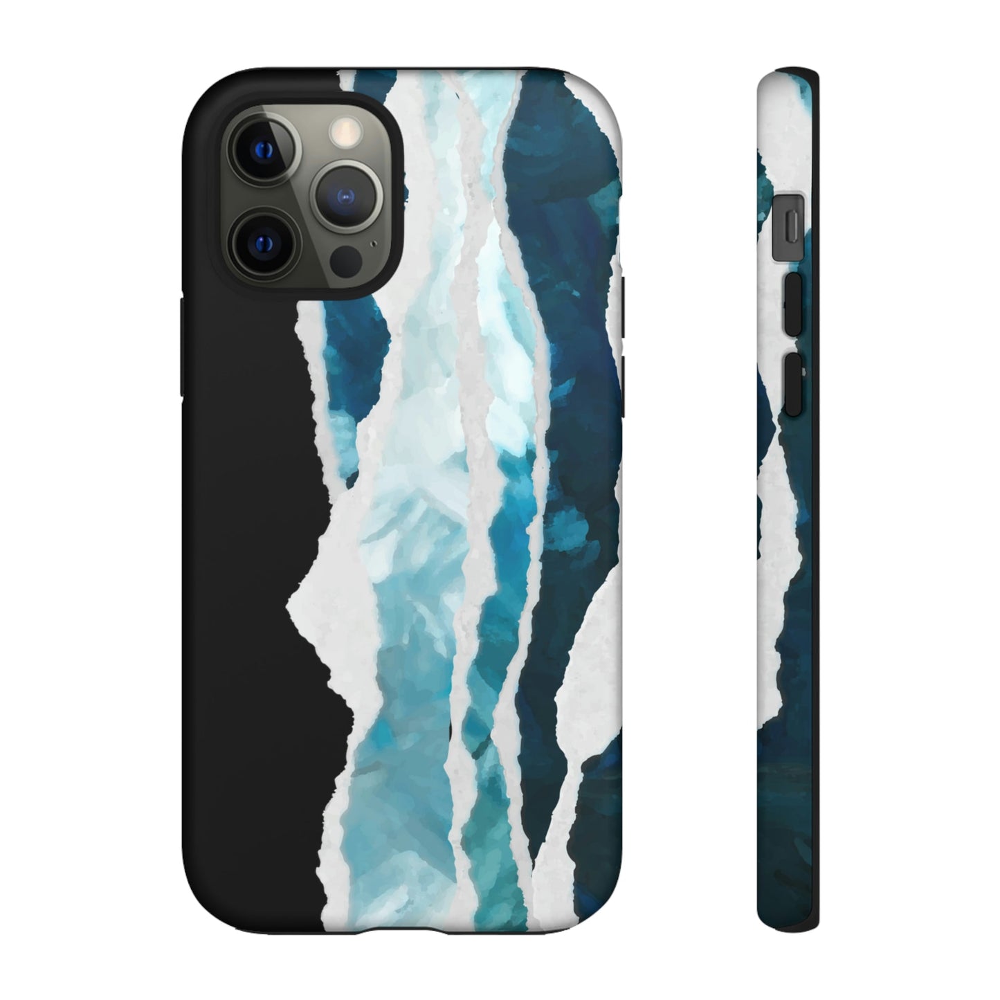 Phone Case-PAINTED WAVES | Tough-iPhone 12 Pro-Matte-PhoneCaseBoss-Phone-Best-Phone-Cases