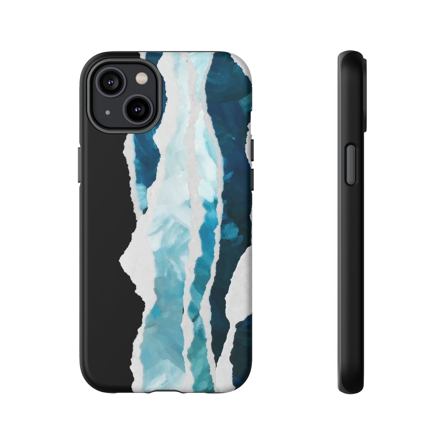 Phone Case-PAINTED WAVES | Tough-iPhone 14 Plus-Matte-PhoneCaseBoss-Phone-Best-Phone-Cases