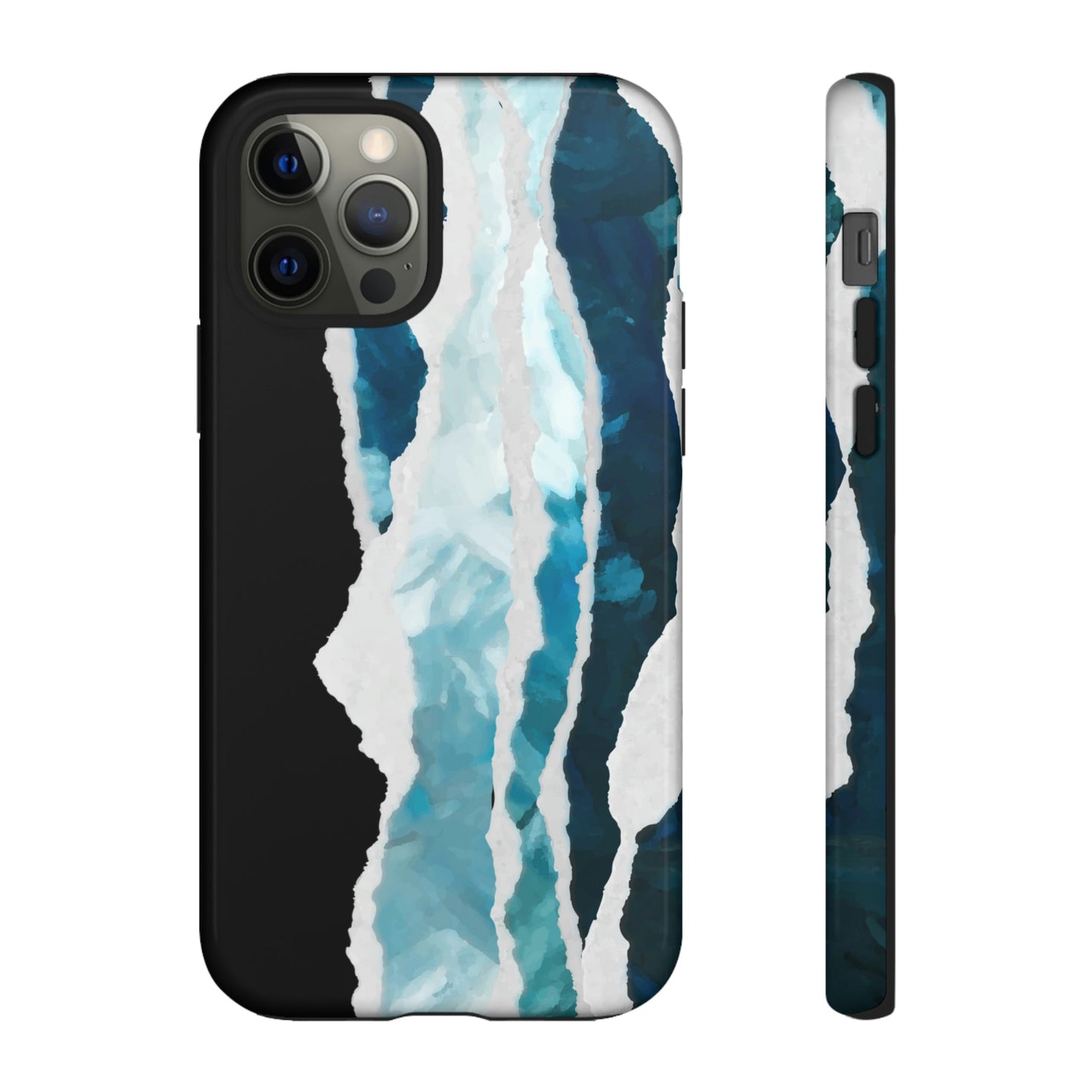 Phone Case-PAINTED WAVES | Tough-iPhone 12 Pro-Glossy-PhoneCaseBoss-Phone-Best-Phone-Cases