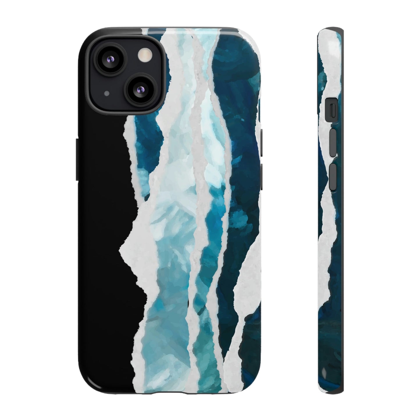 Phone Case-PAINTED WAVES | Tough-iPhone 13-Glossy-PhoneCaseBoss-Phone-Best-Phone-Cases